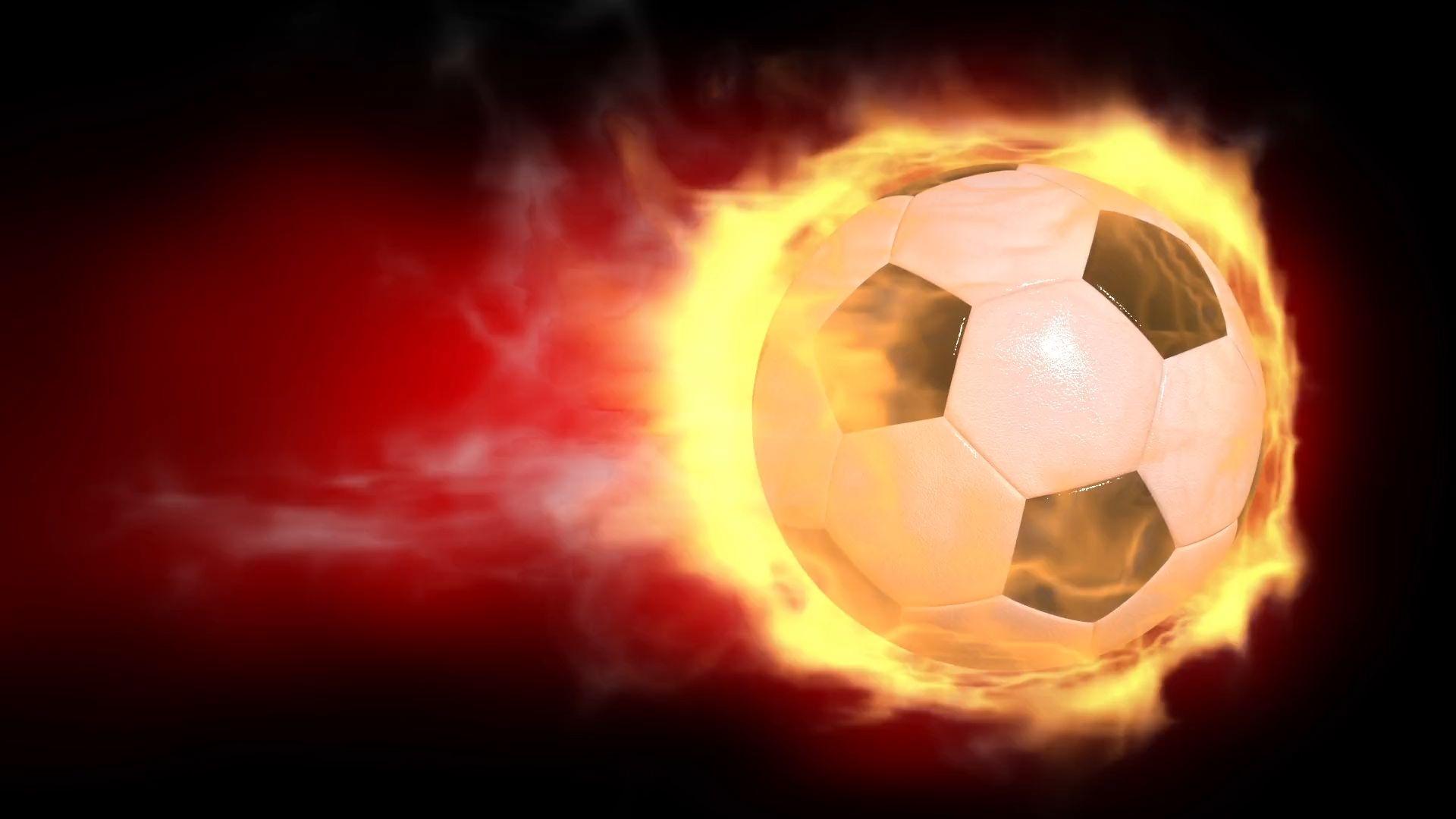 Soccer Ball On Fire Loop- IT'S EASY!