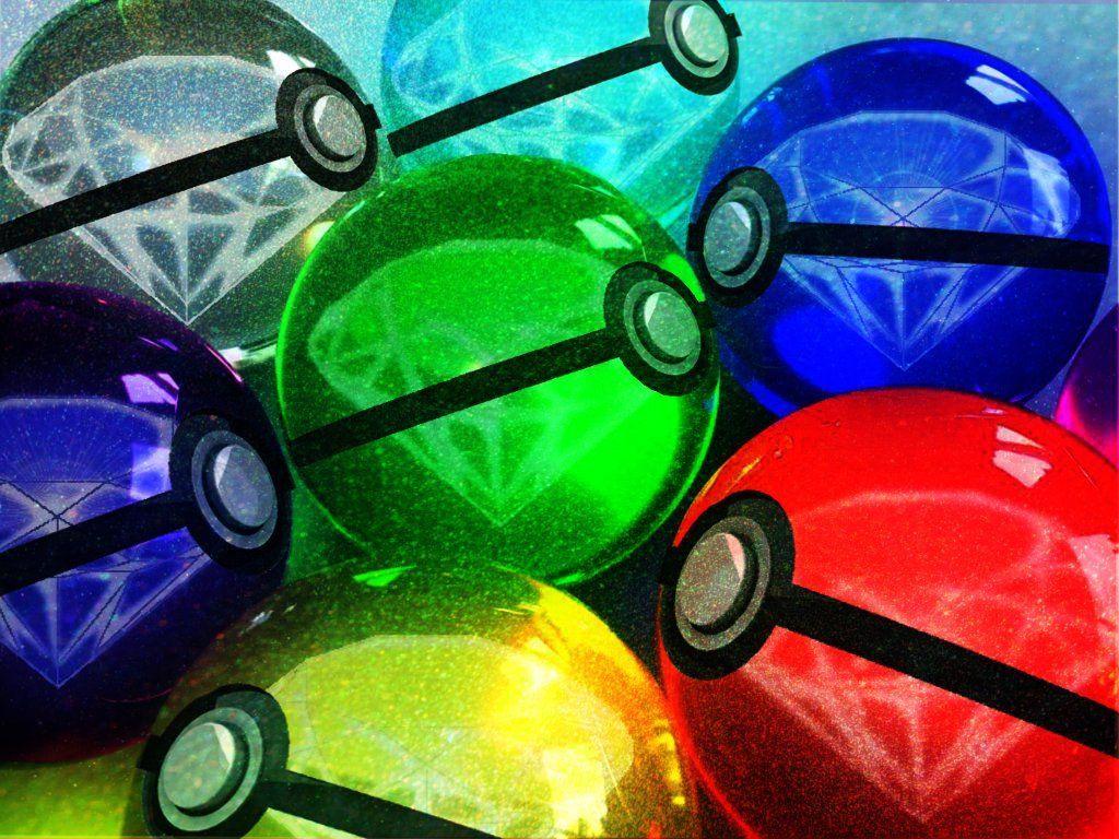 Chaos emeralds. Chaos emeralds pokeballs