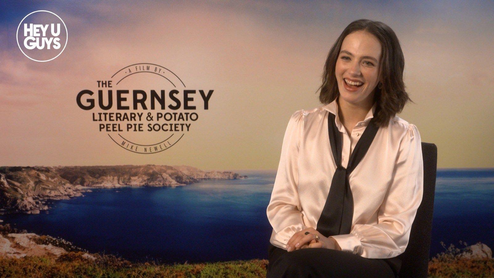 Jessica Brown Findlay on The Guernsey Literary & Potato Peel Pie Society