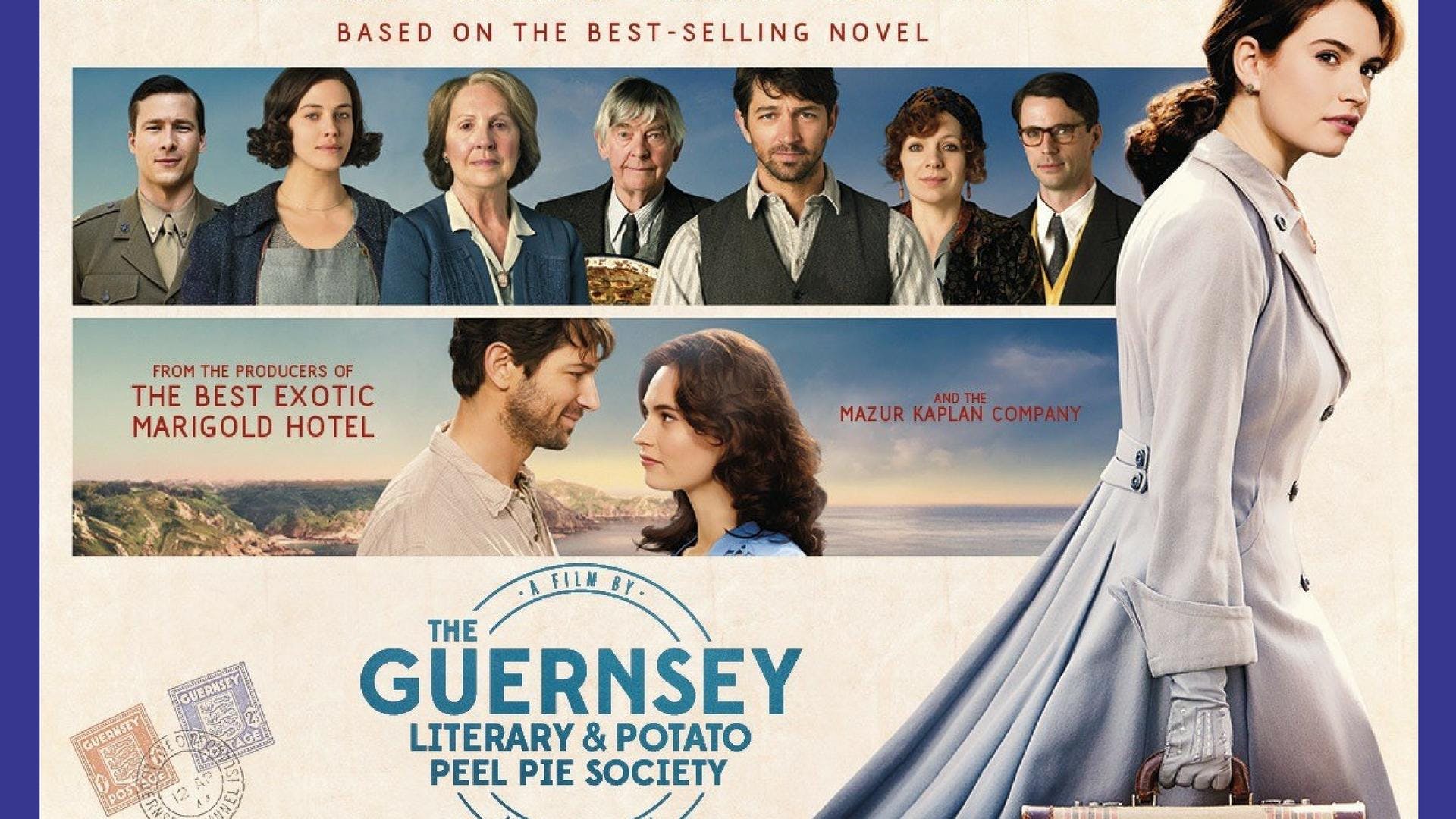April movie Guernsey Literary and Potato Peel Pie Society