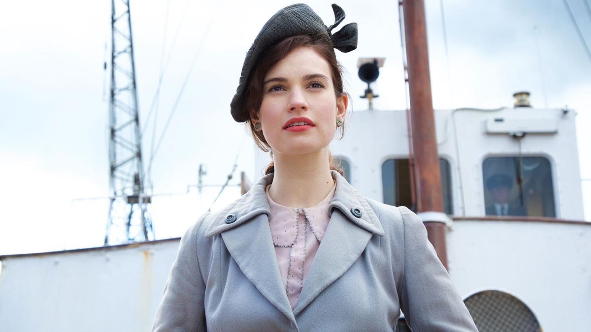 Watch 'Downton Abbey's' Lily James in the for 'The Guernsey