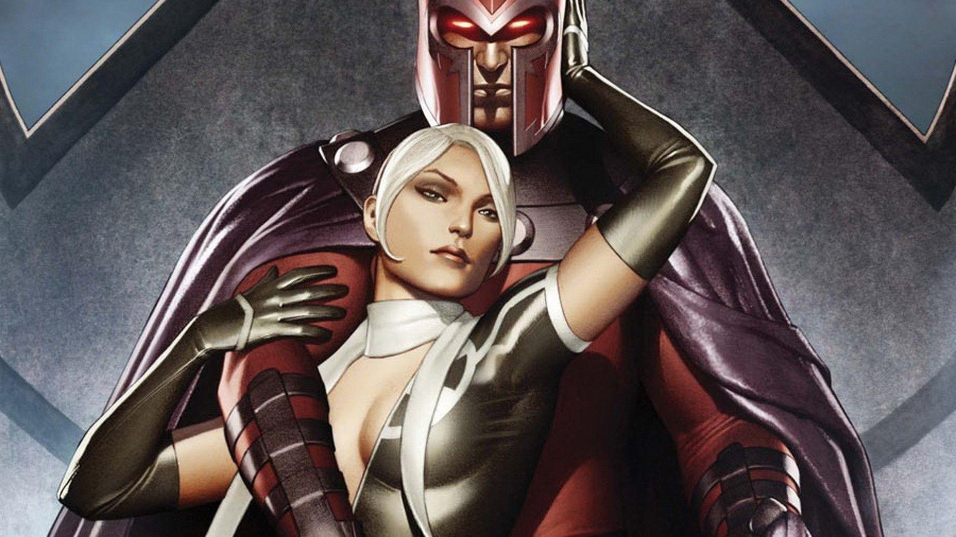 comics, Magneto, Rogue Wallpaper HD / Desktop and Mobile Background