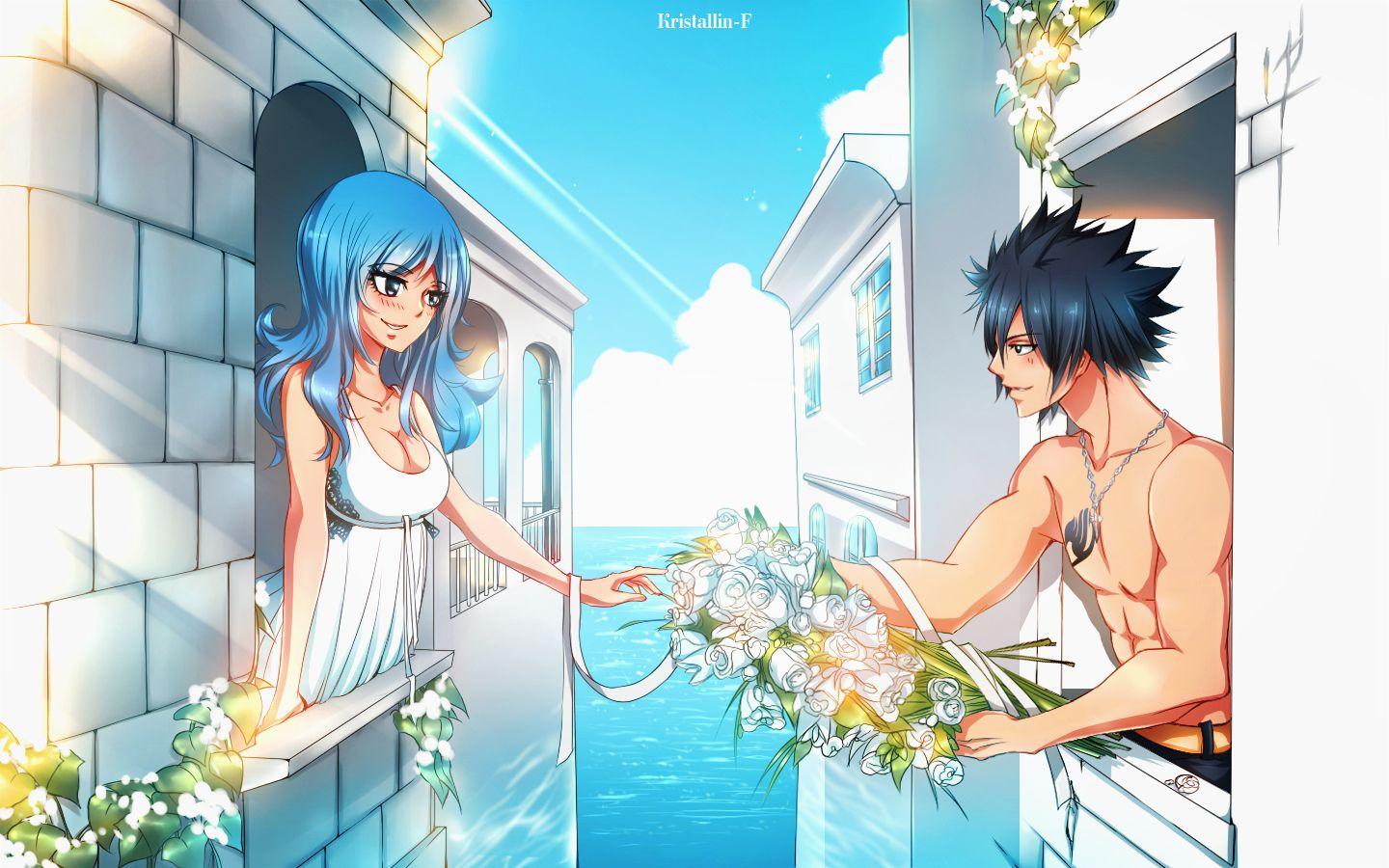 Flowers in the Window – Gray and Juvia
