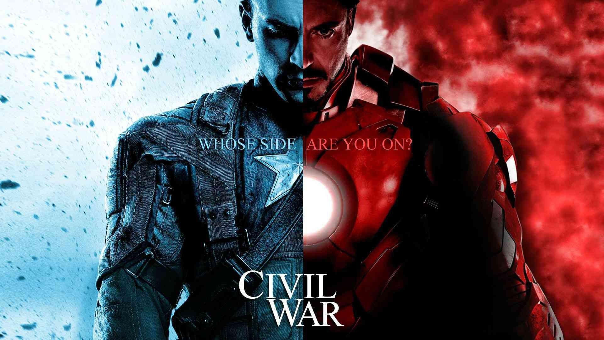Captain America Vs Iron Man, HD Movies, 4k Wallpaper, Image