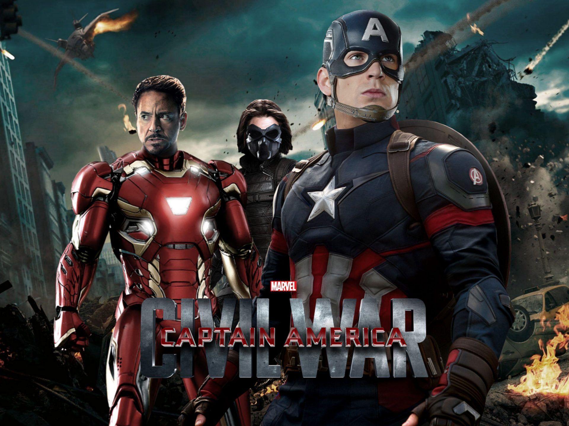 Captain America And Iron Man Civil War Ultra HD 4k Resolution