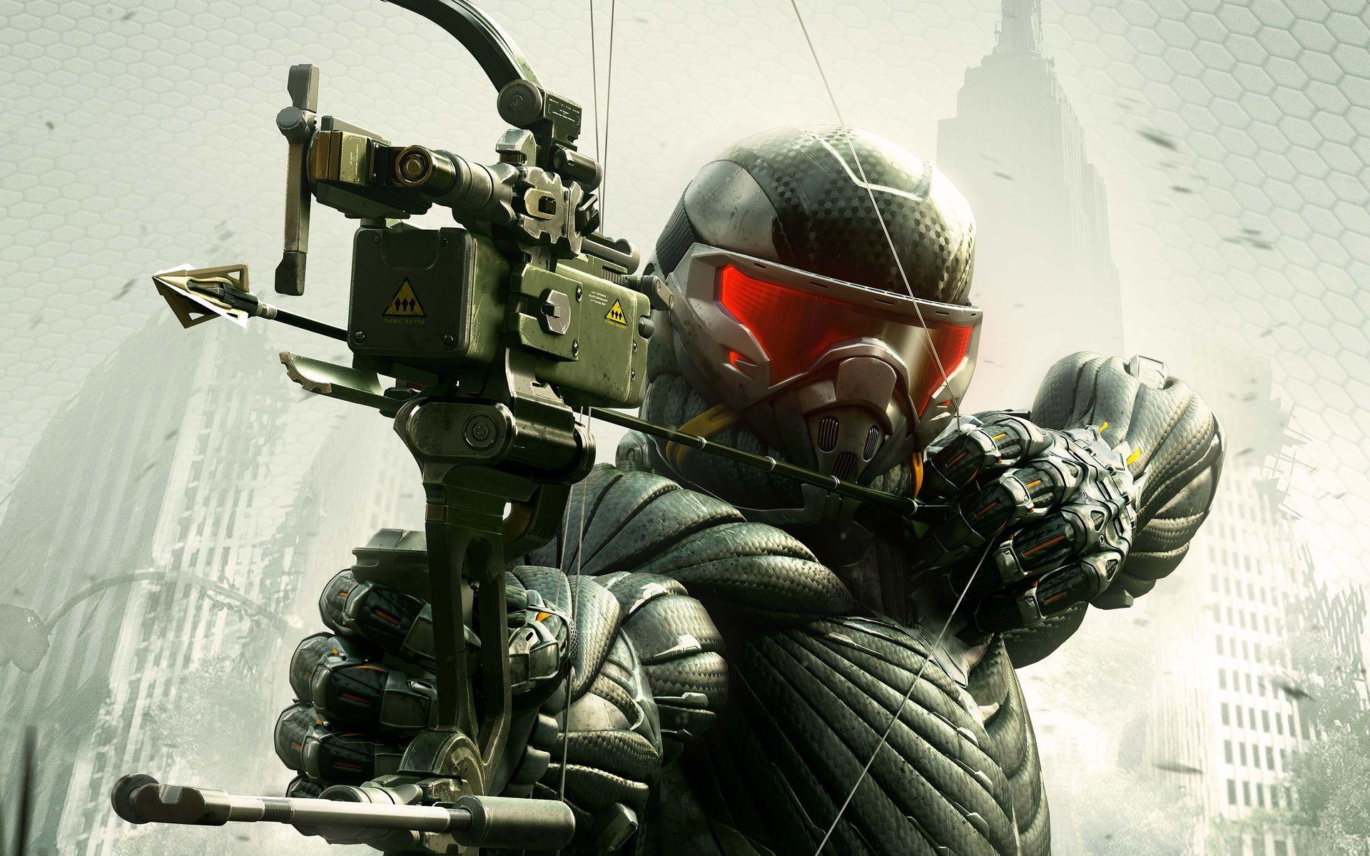 Crysis Crossbow Weapon Wallpaper HD / Desktop and Mobile Background