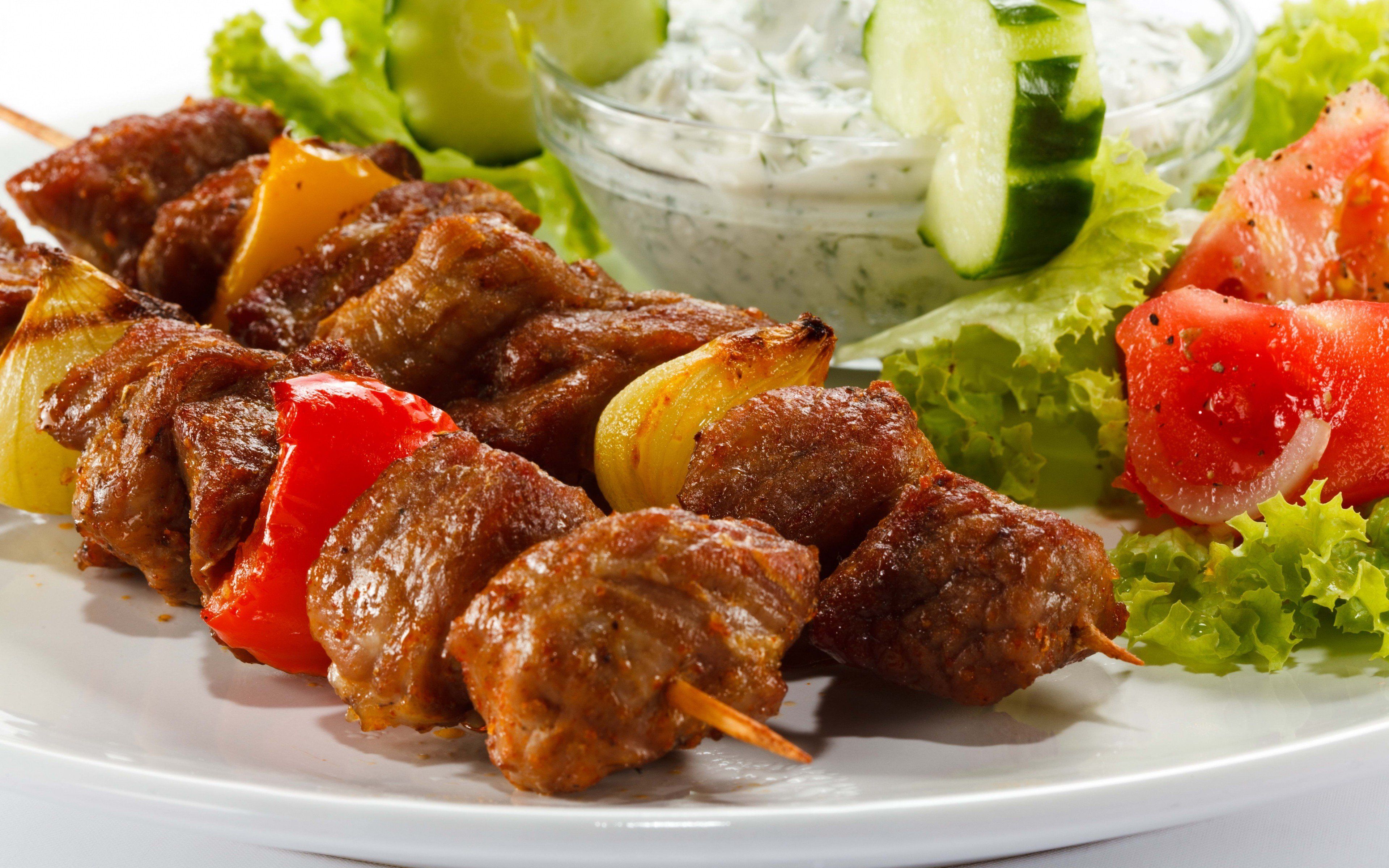 kebabs barbecue food wallpapers and backgrounds