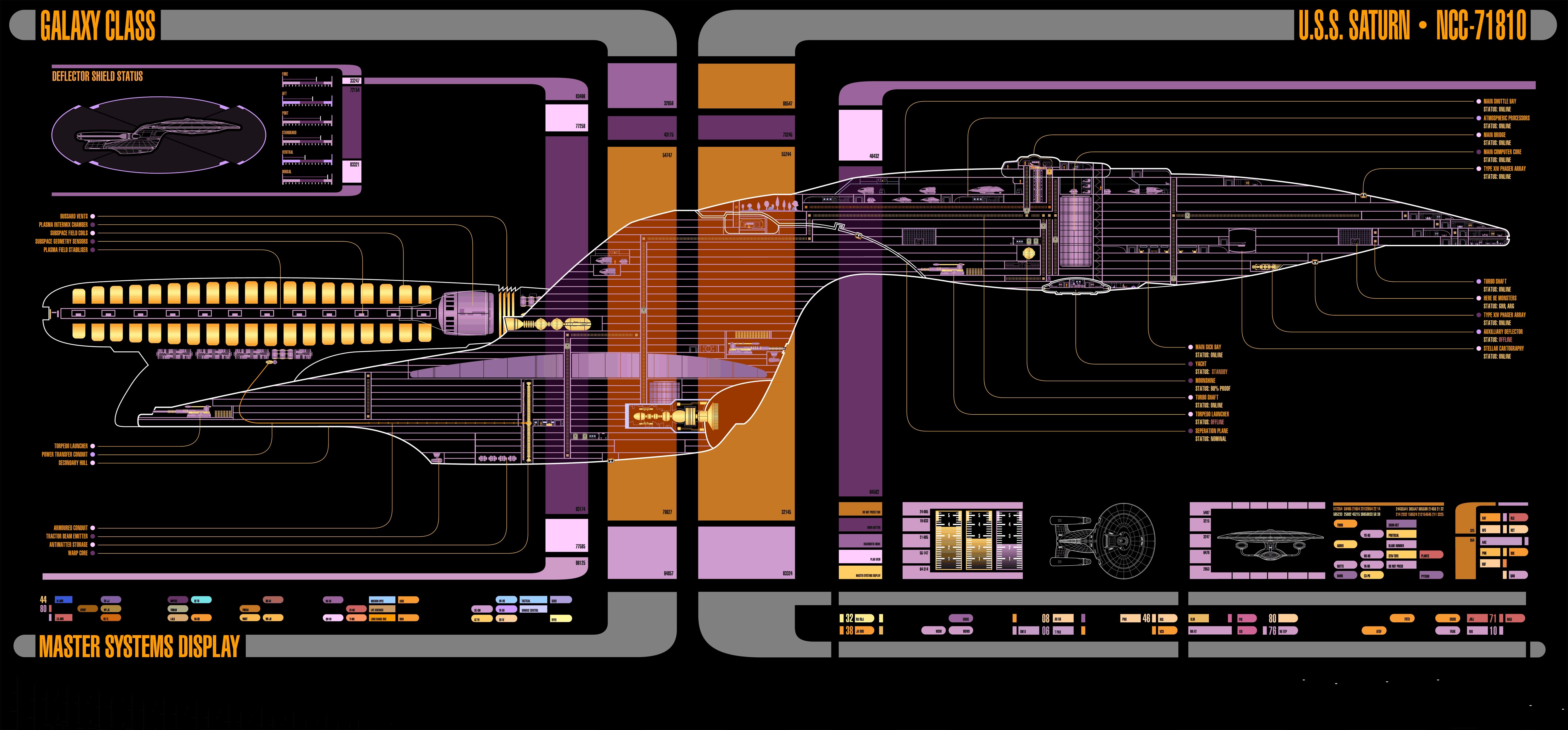 Star Trek Lcars Enterprise In X R Widescreenwallpaper | My XXX Hot Girl