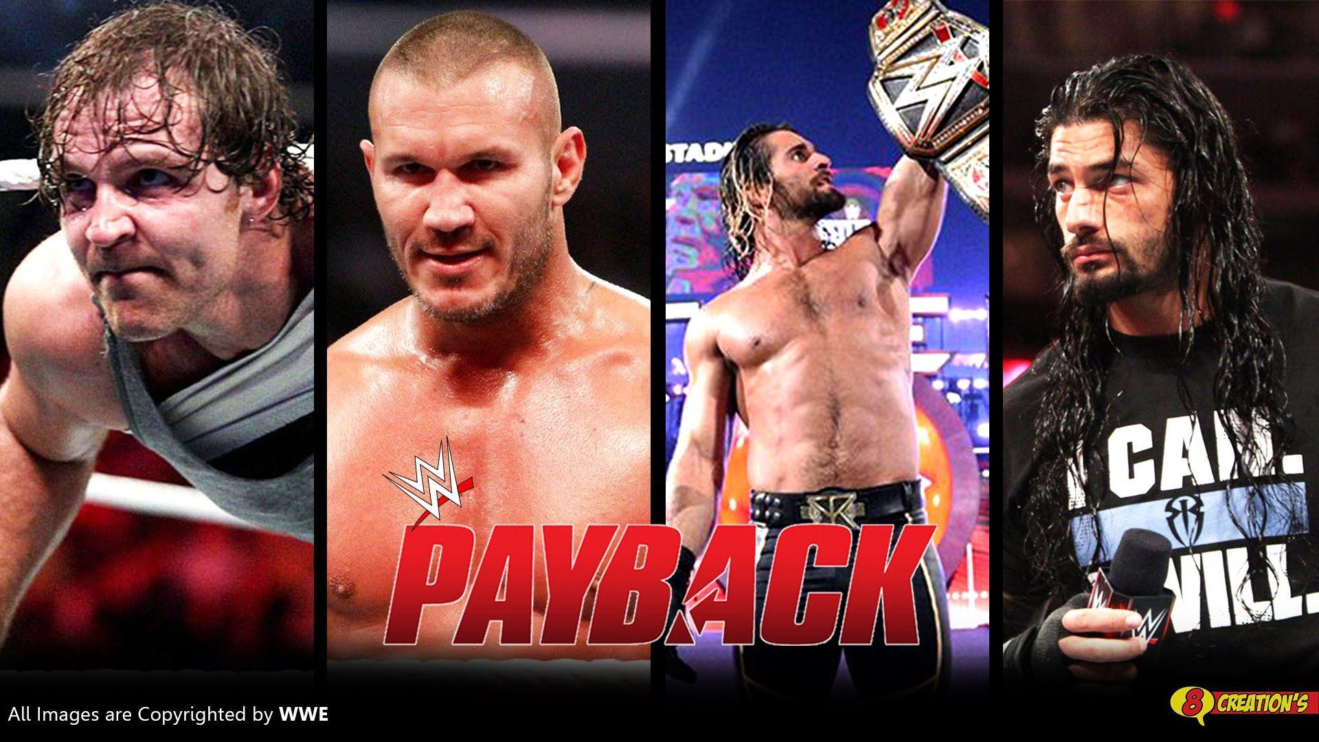 Dean Ambrose vs Randy Orton vs Roman Reigns vs Seth Rollins. WWE
