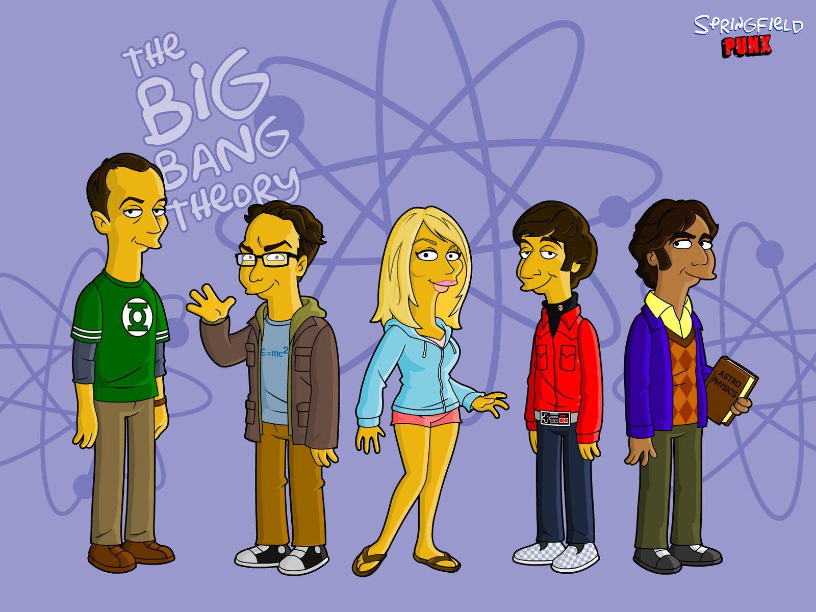 Springfield Punx: The Big Bang Theory Wallpaper!