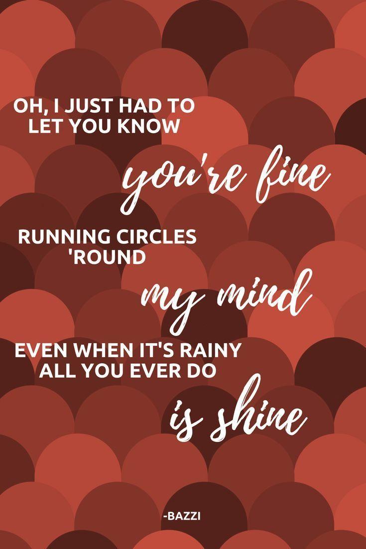 Valentines Day Quotes, Mine lyrics by Bazzi. Valentine's Day themed