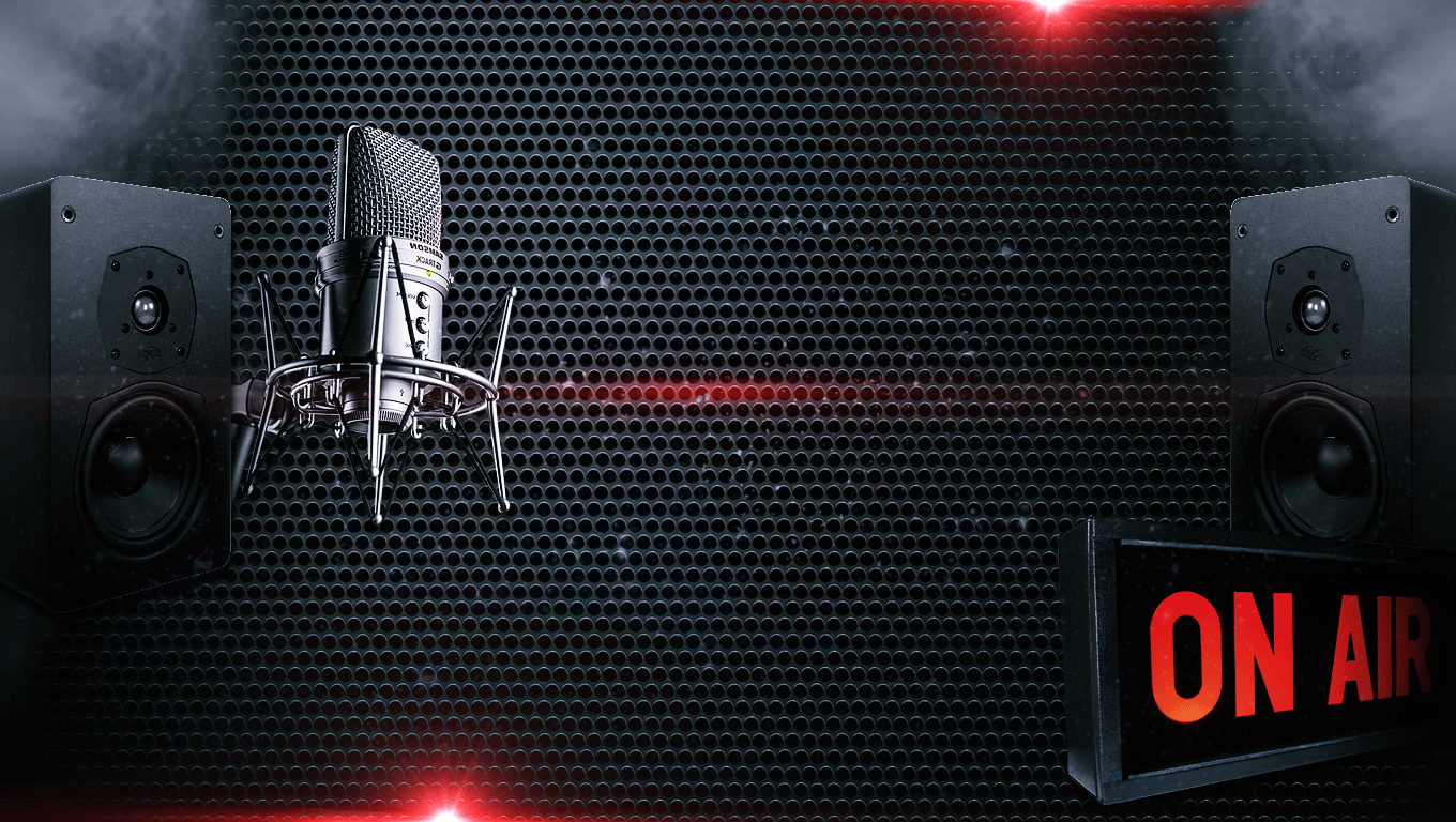 radio studio wallpaper x 768