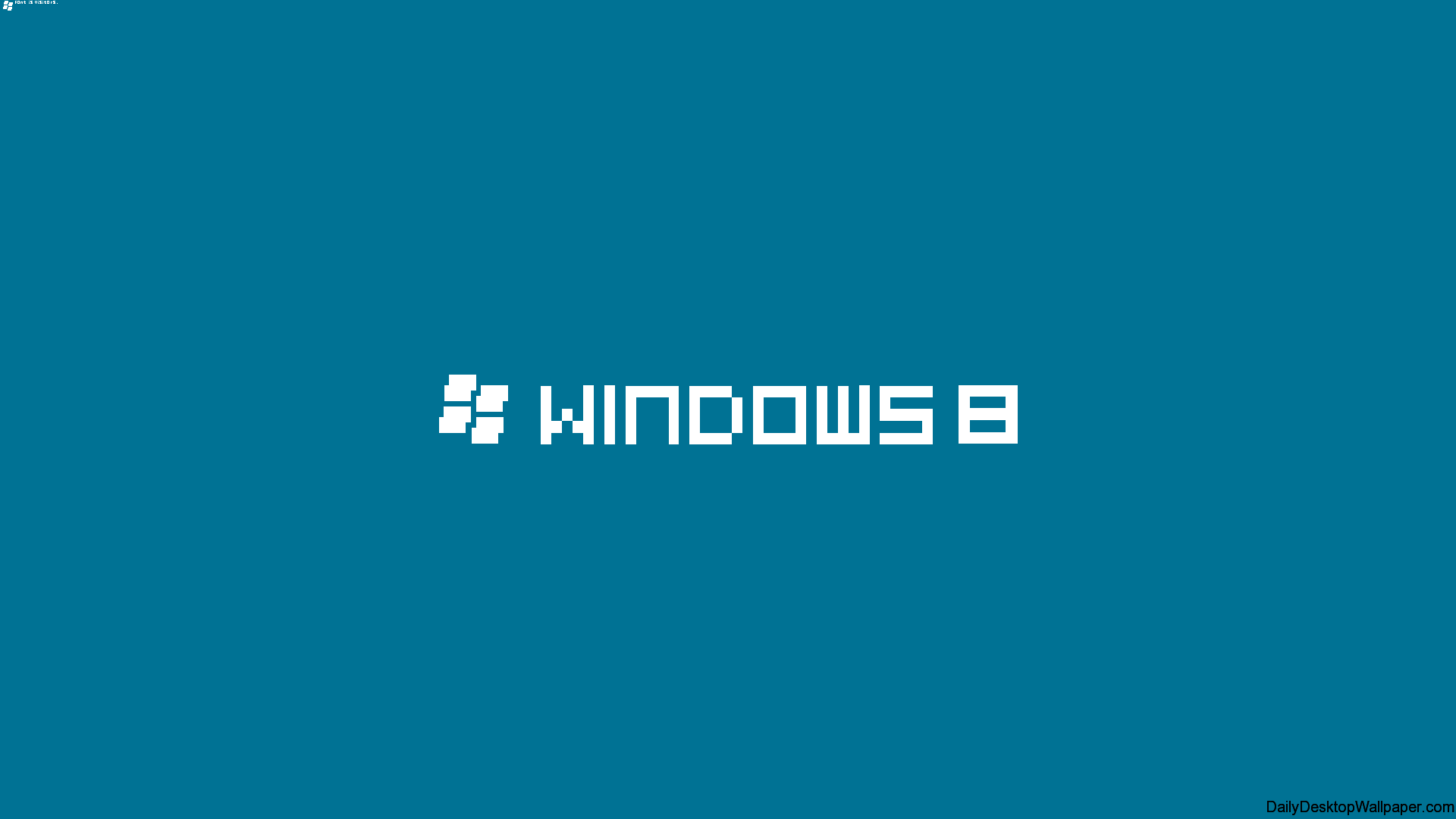 Windows 8 Pixelated Wallpaper