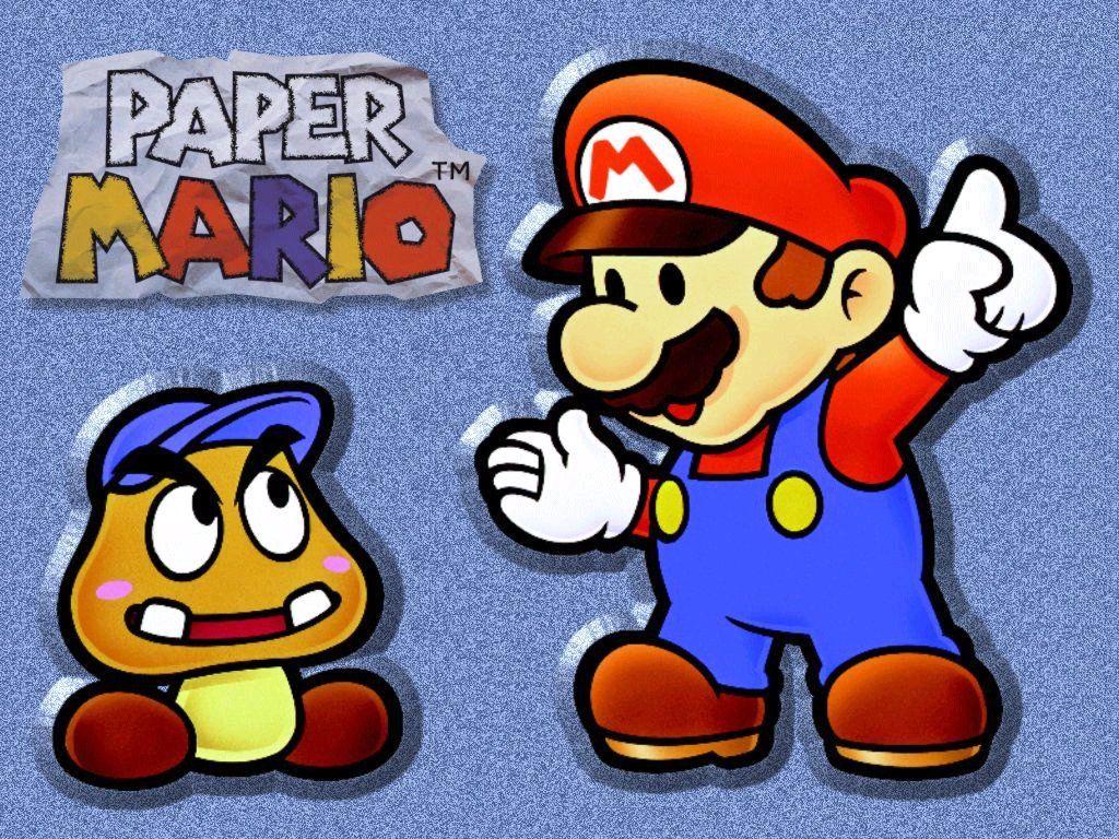 TMK. Downloads. Image. Wallpaper. Paper Mario (N64)