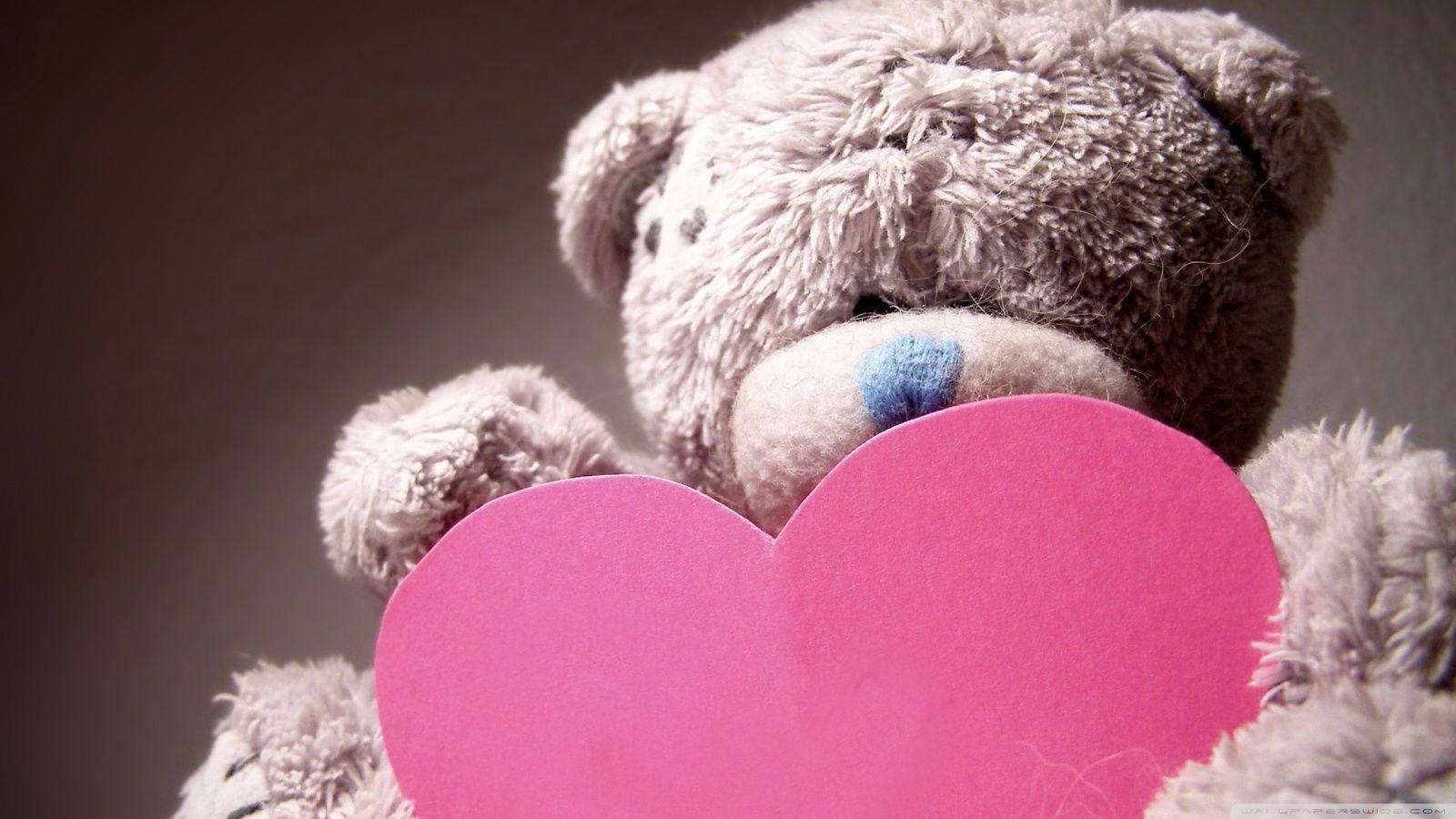 Valentines Day Teddy Bear ❤ 4K HD Desktop Wallpaper for 4K Ultra HD