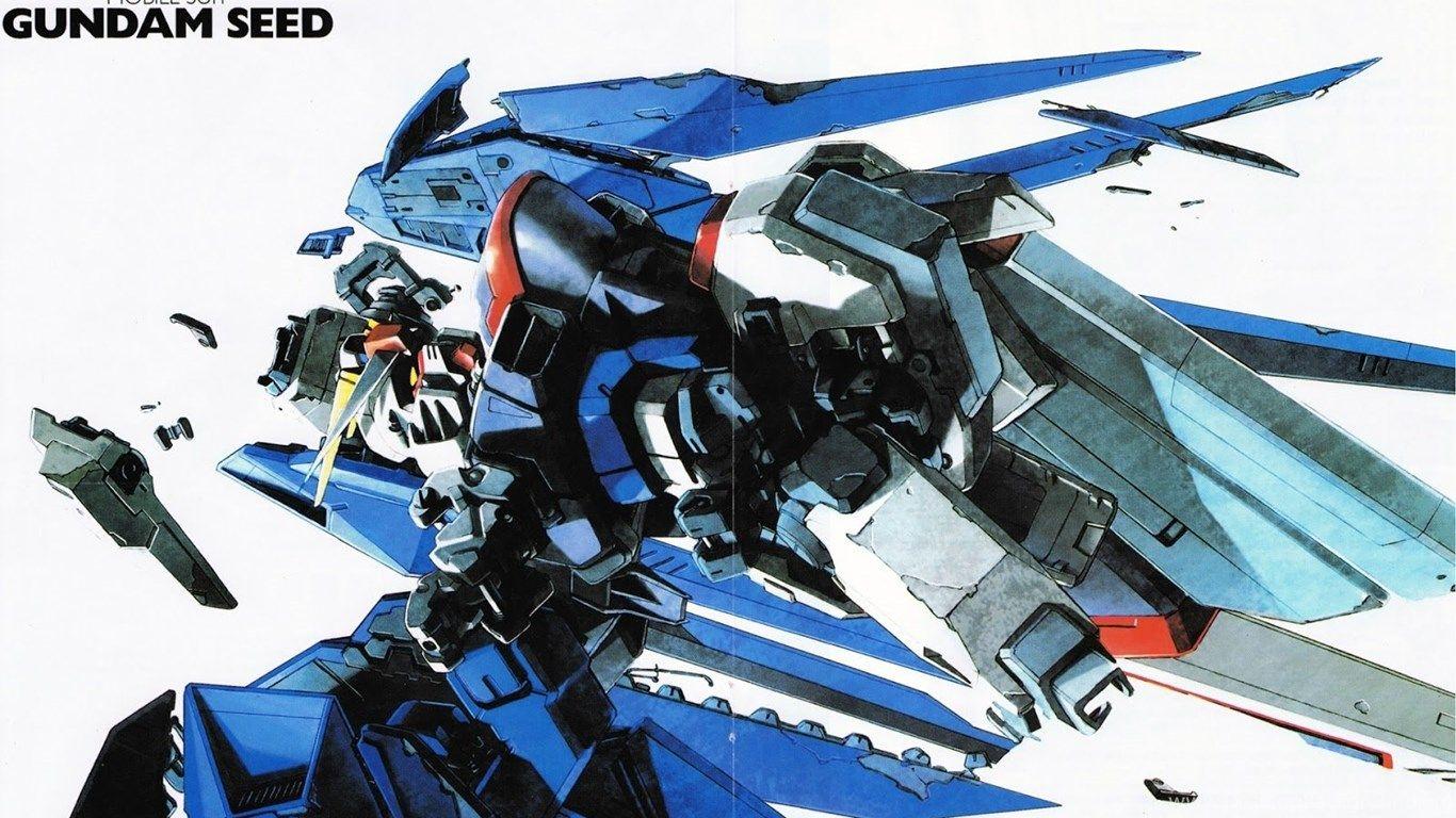 Gundam Walls And LOLS: Battle Damaged Freedom Gundam Wallpaper