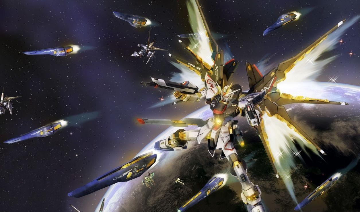The ZGMF X20A Strike Freedom Gundam (aka Strike Freedom, Freedom) Is