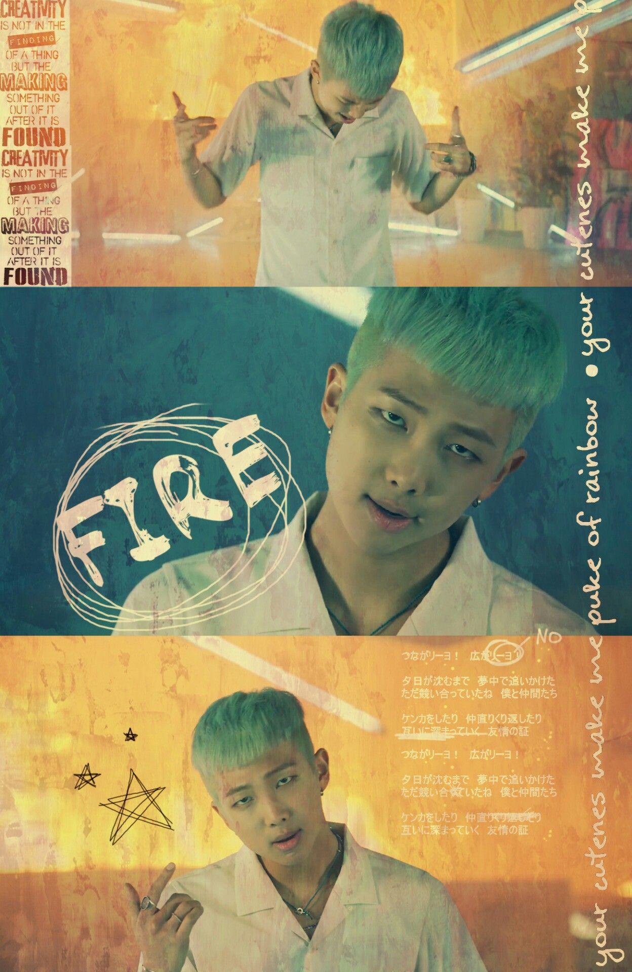 BTS _ Rap Monster _ Fire _ Wallpaper.com Best Wallpaper