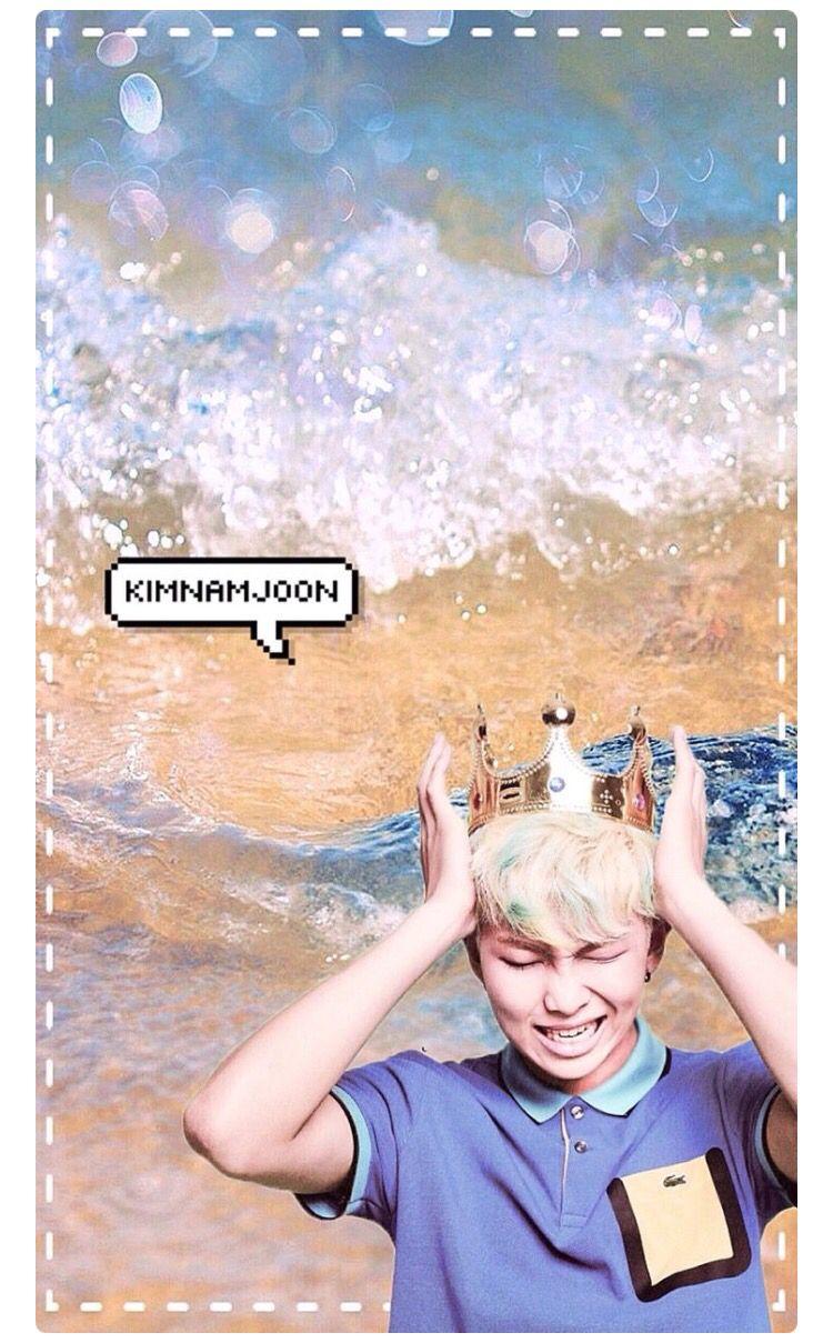 ☽ ☾Rap monster wallpaper. b ts