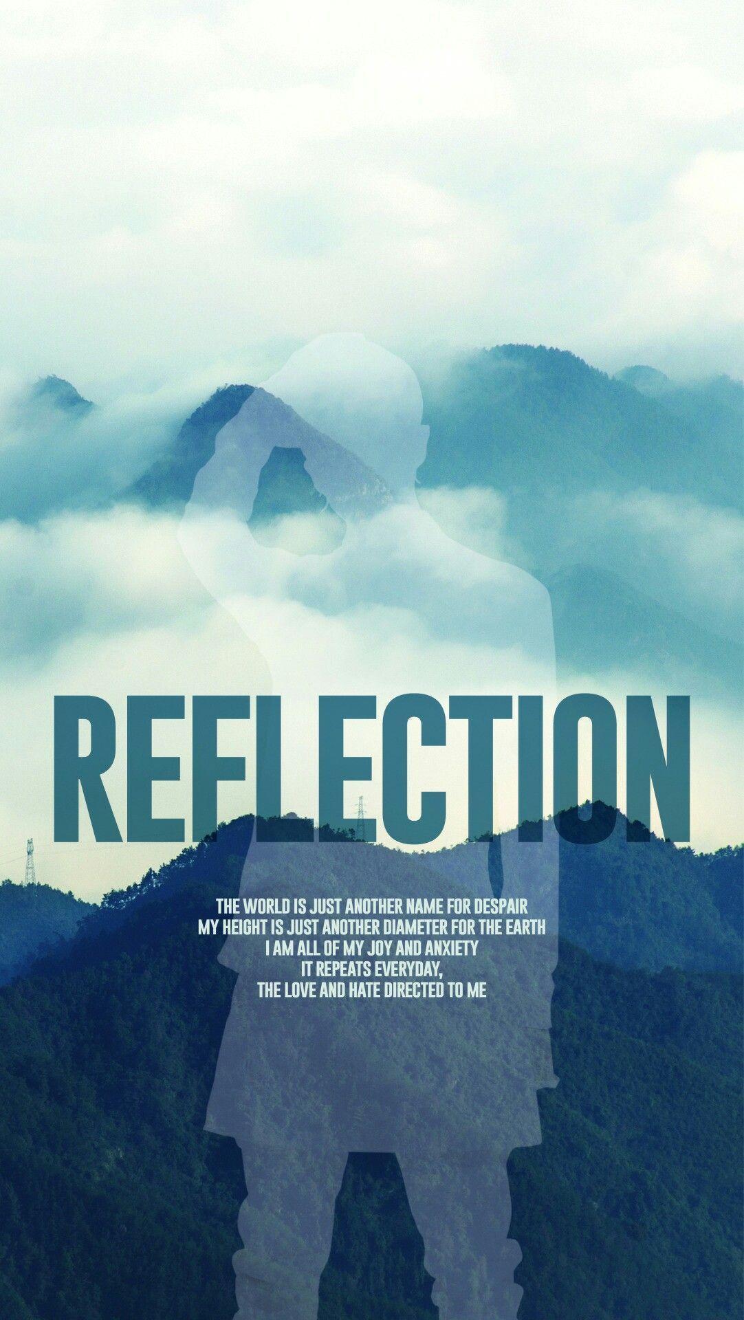 Bts RM Rap Monster Reflection wallpaper