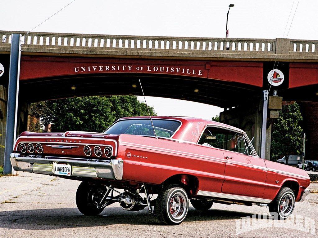 Red 1964 Impala Lowrider, Chevrolet Impala 64 Wallpaper JohnyWheels