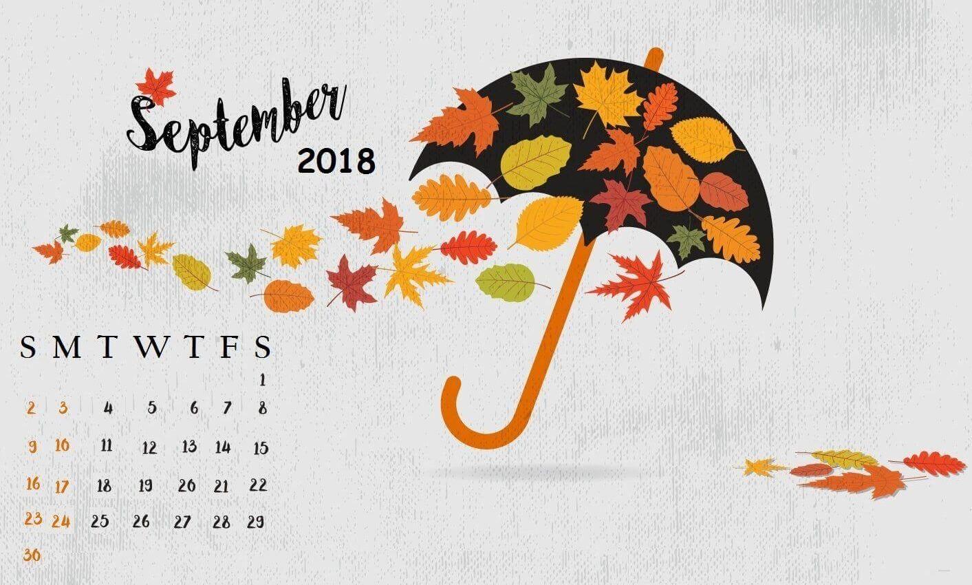 September 2018 Calendar Wallpapers 70 pictures