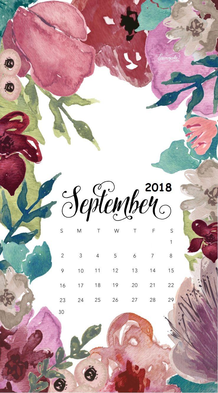iPhone Calendar Wallpaper