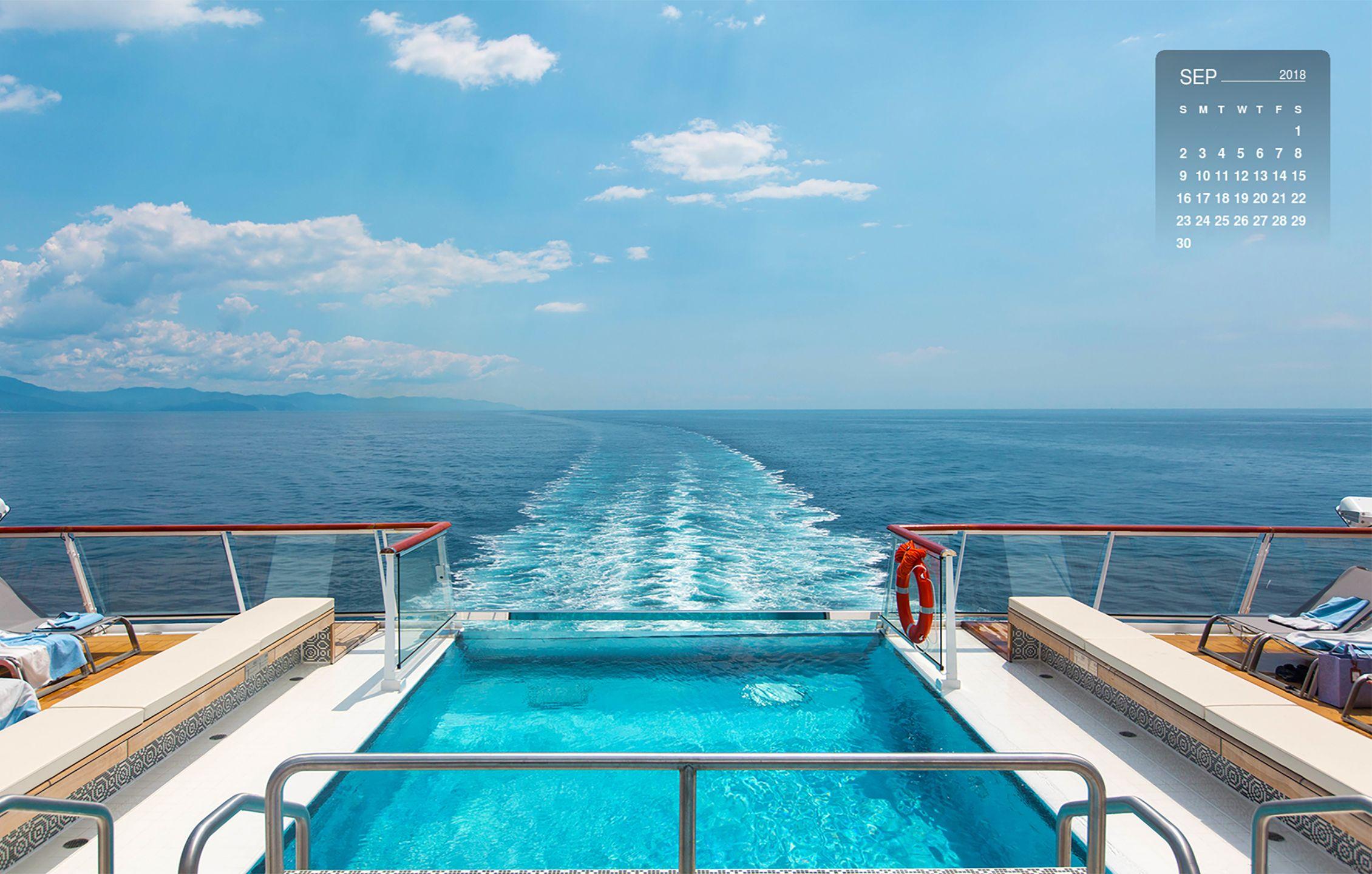 September 2018 Calendar Desktop Mobile Wallpaper