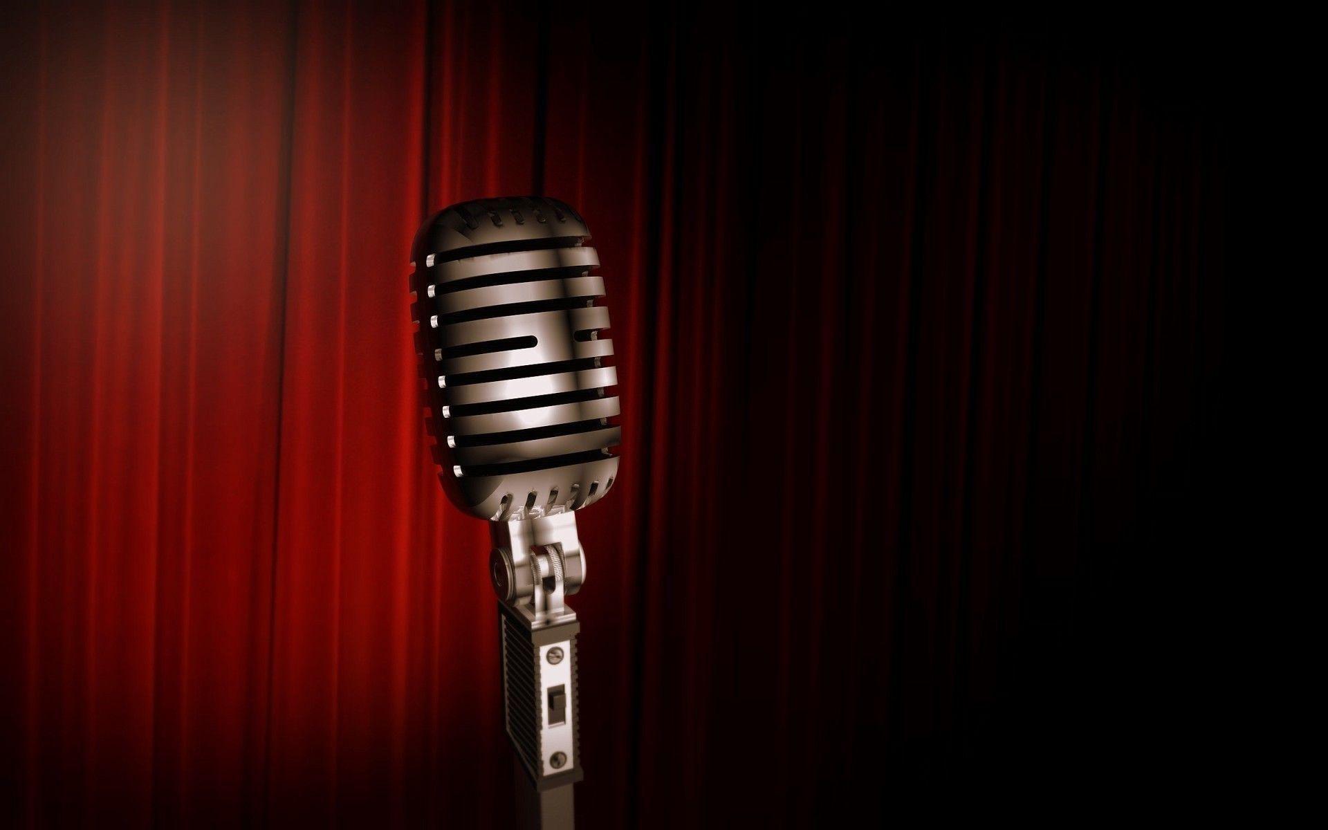 Microphone Close Up Wallpaper