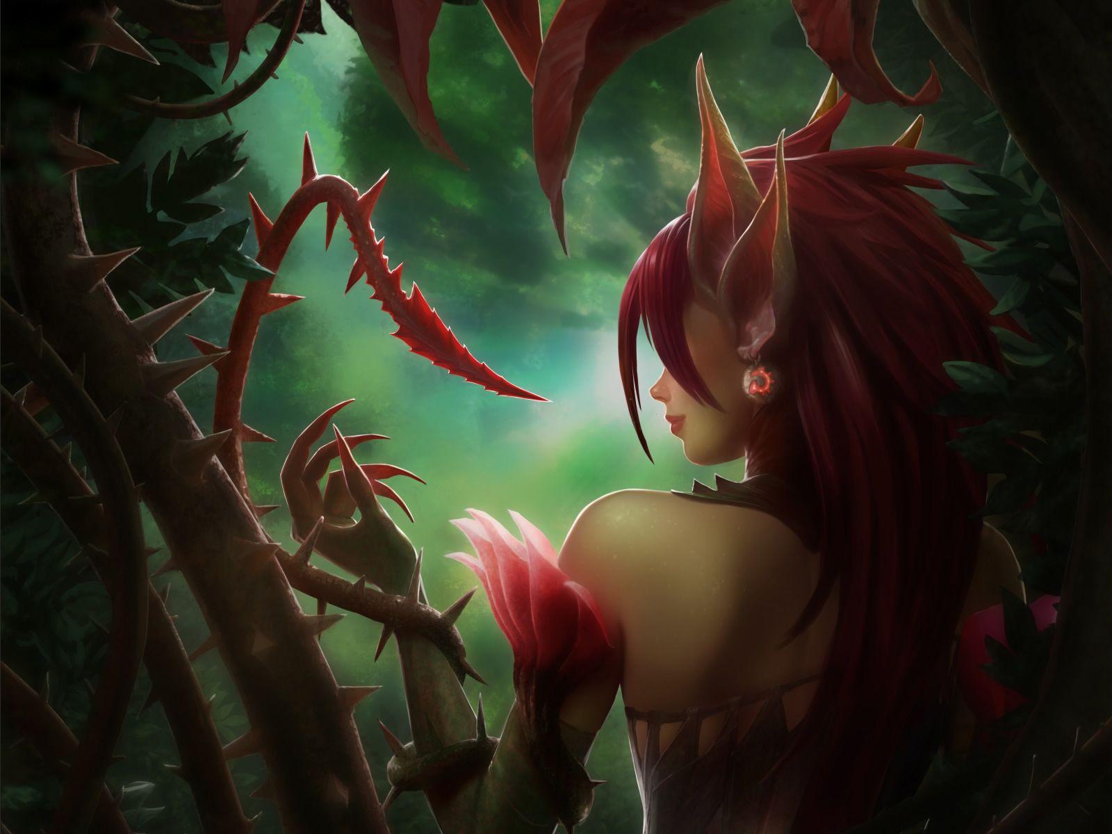 league of legends zyra wallpaper