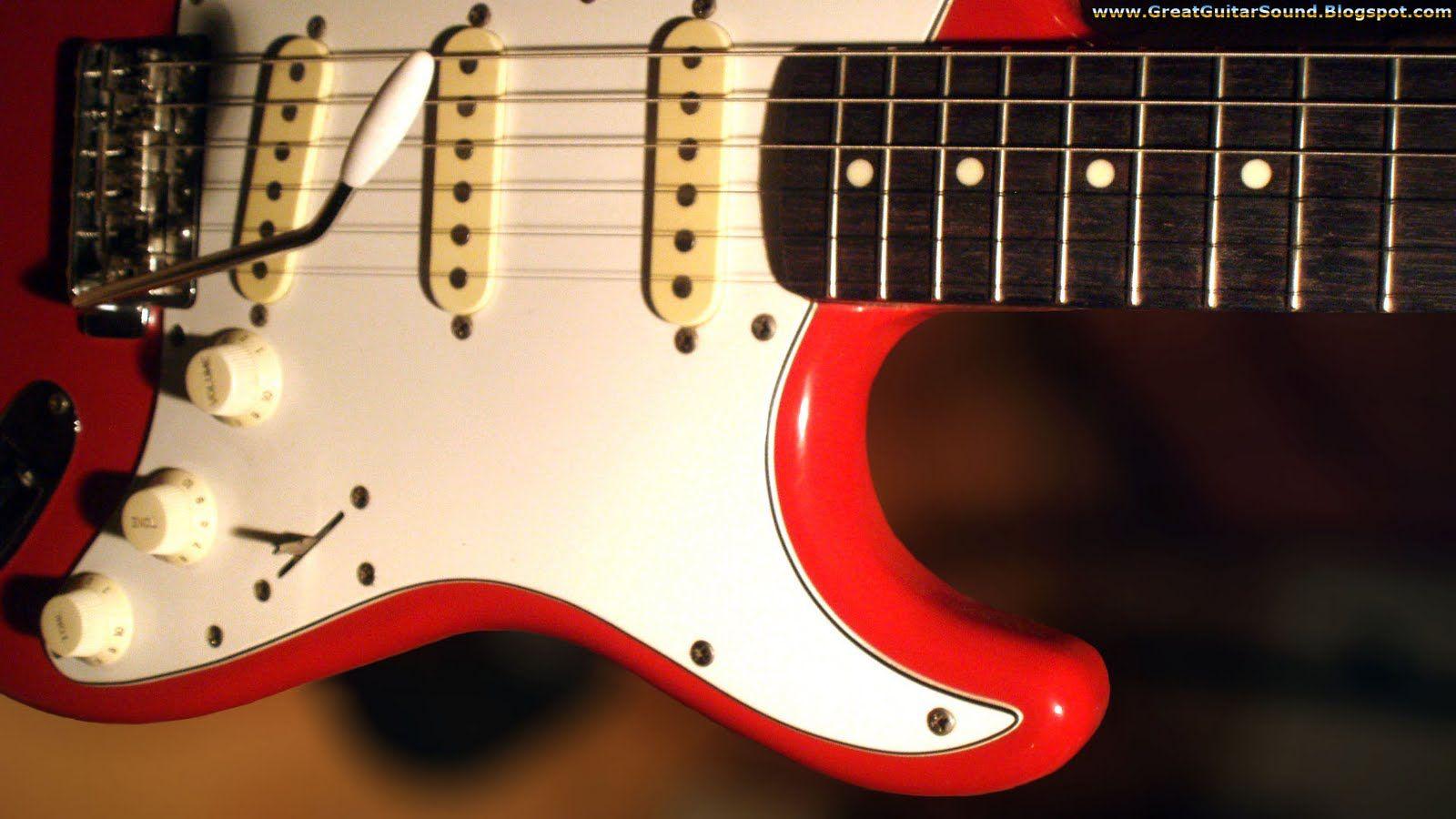 Great Guitar Sound: Guitar Wallpaper Effect Fender Stratocaster