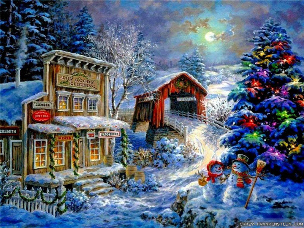 Christmas Winter Desktop Wallpaper THIS Wallpaper 1024x768
