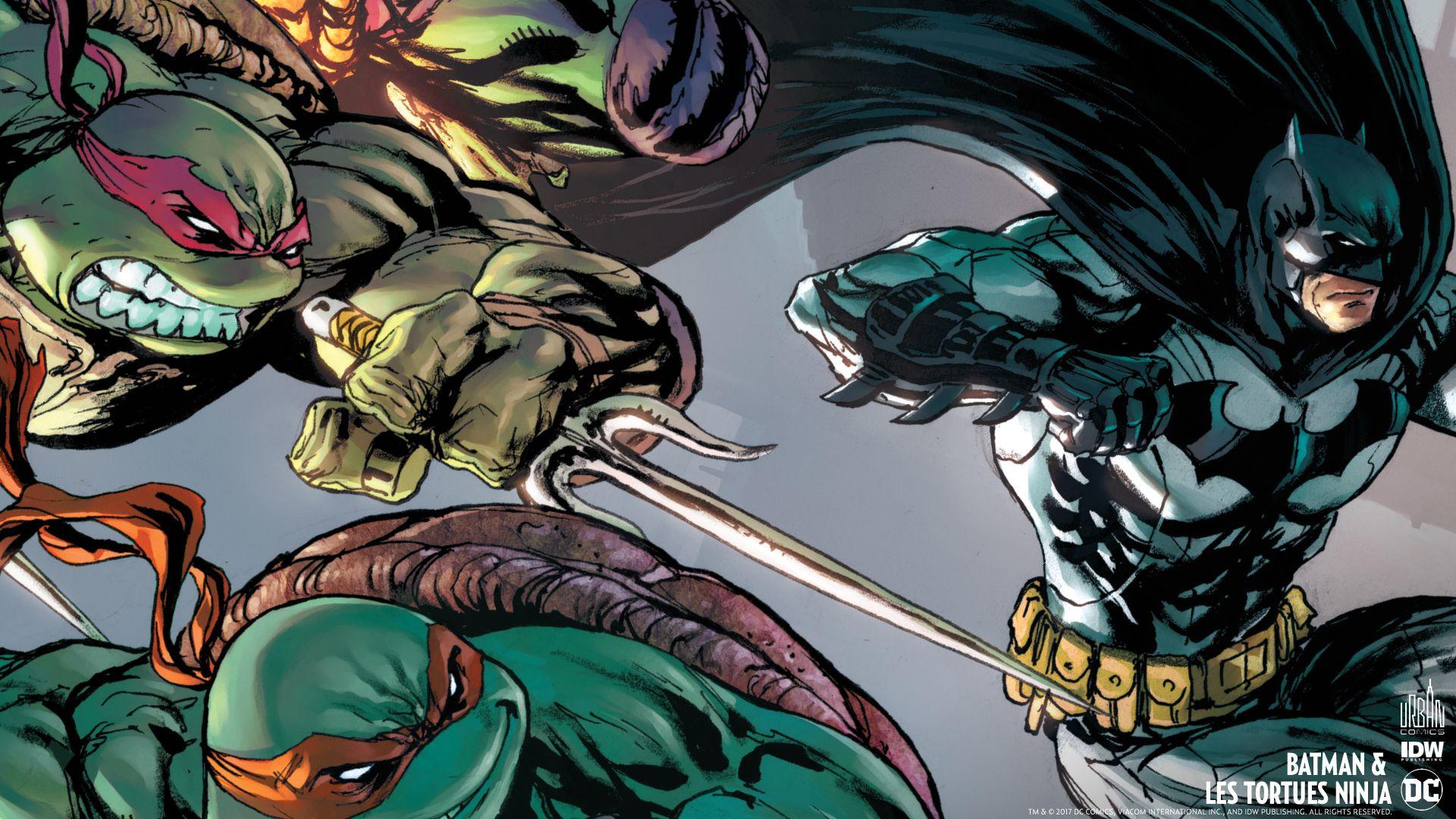 Wallpaper, Batman & les Tortues Ninja