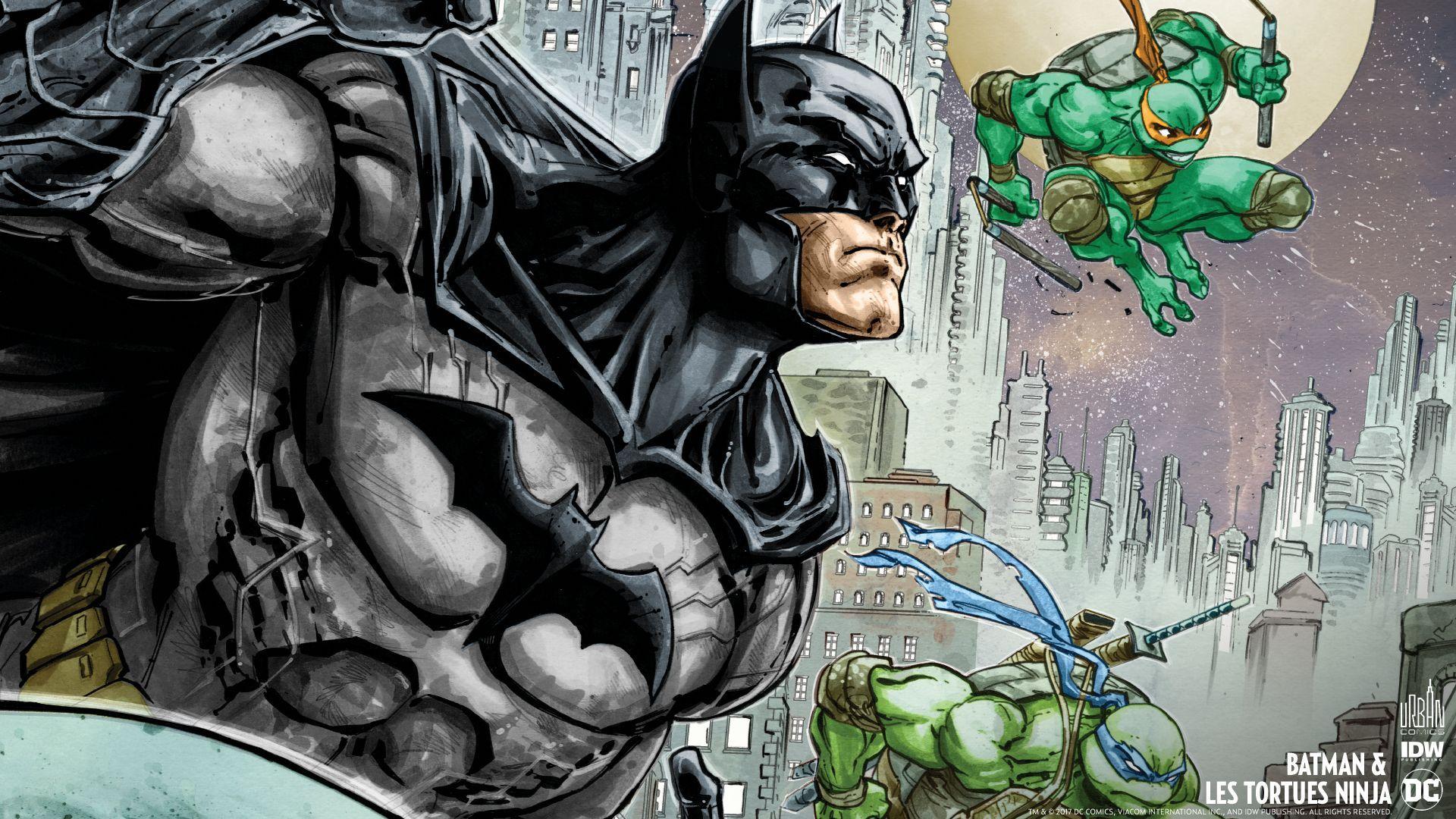 Wallpaper, Batman & les Tortues NinjaUrban Comics. Batman