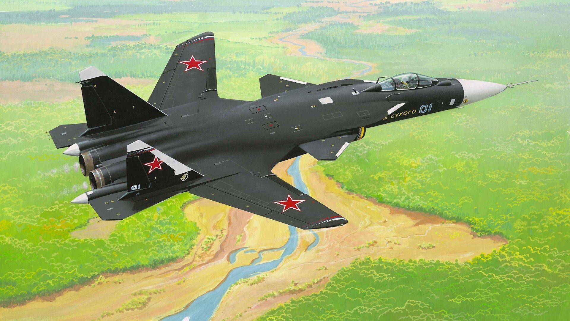 Sukhoi Su 47 HD Wallpaper