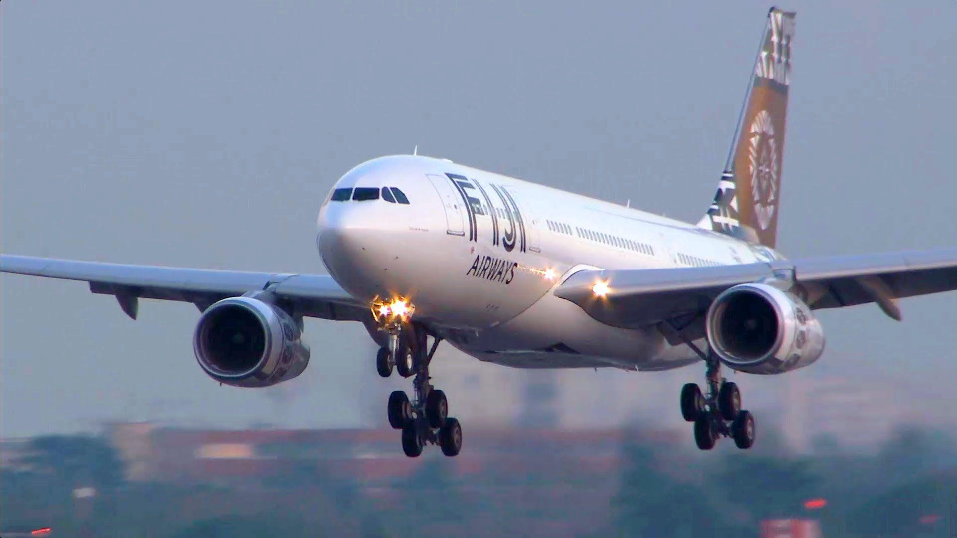 ✈ Airbus A330 200 Fiji Airways Up, Take Off, Landing