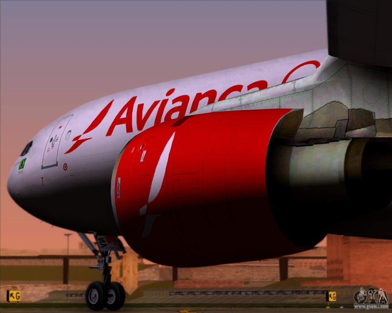 Airbus A330 243F Avianca Cargo For GTA San Andreas