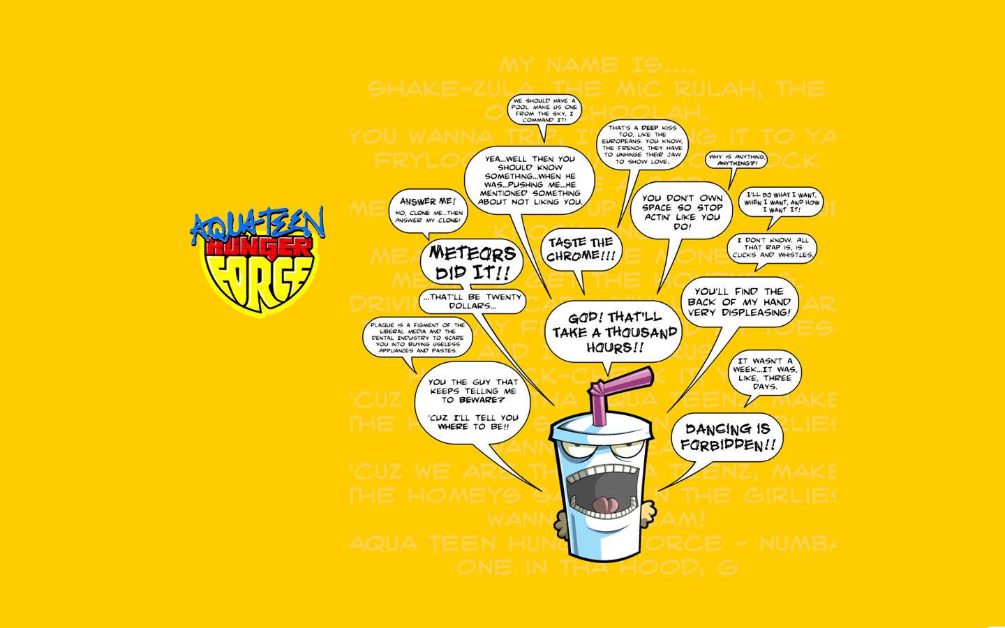 Aqua Teen Hunger Force wallpaper 1440x900 desktop background