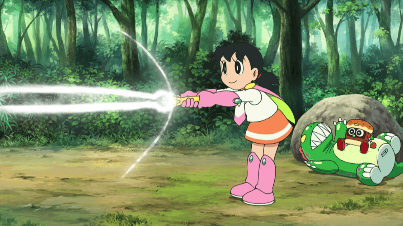 Nobita Space Heroes Shizuka Image 1 Uses Gadget.png