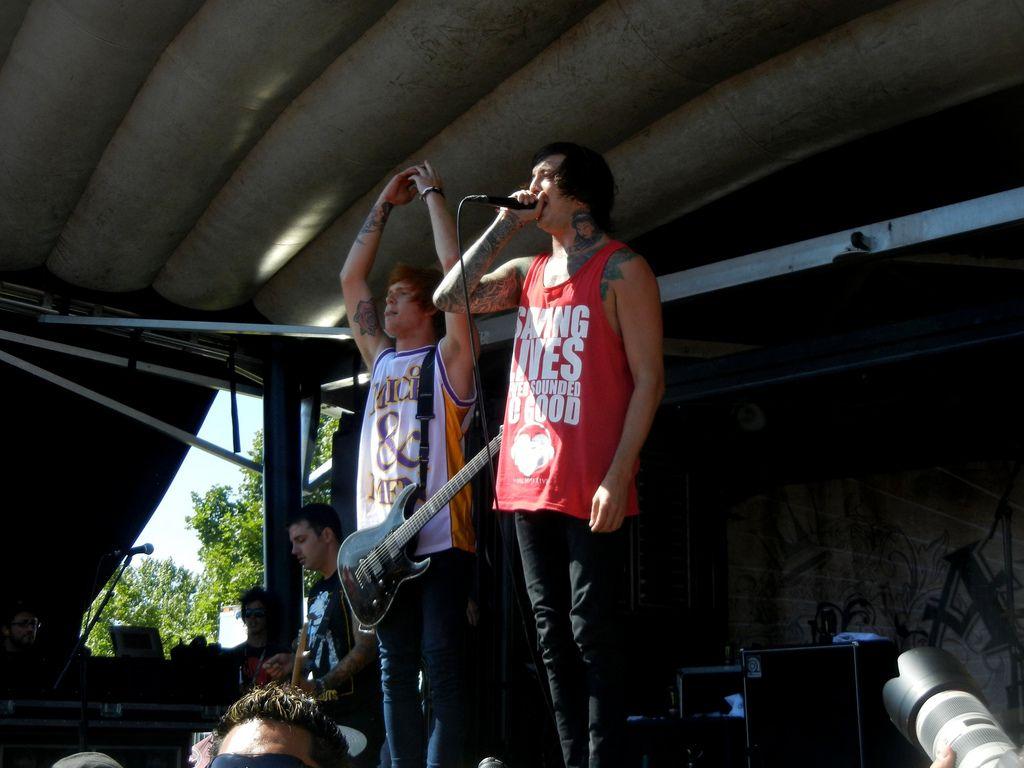 Austin Carlile & Alan Ashby 6 11 Warped Tour 2011 Salt L