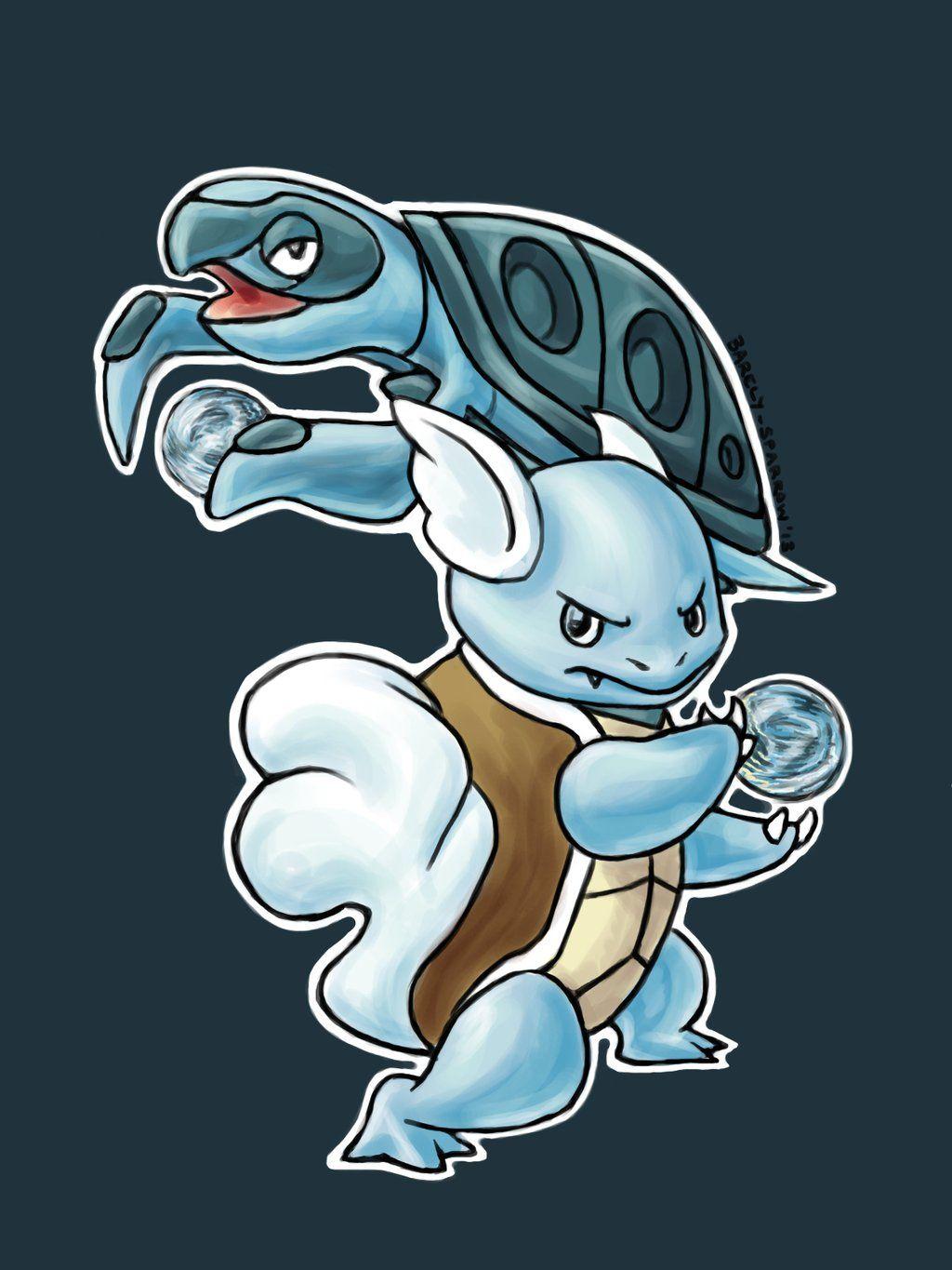 Wartortle And Tirtouga By Barely Sparrow