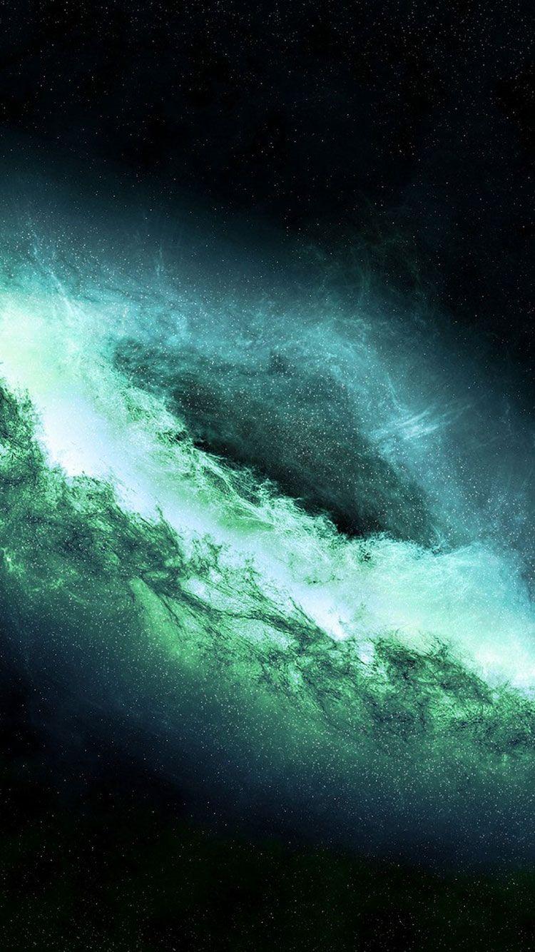 Green Galaxy Wallpapers Wallpaper Cave