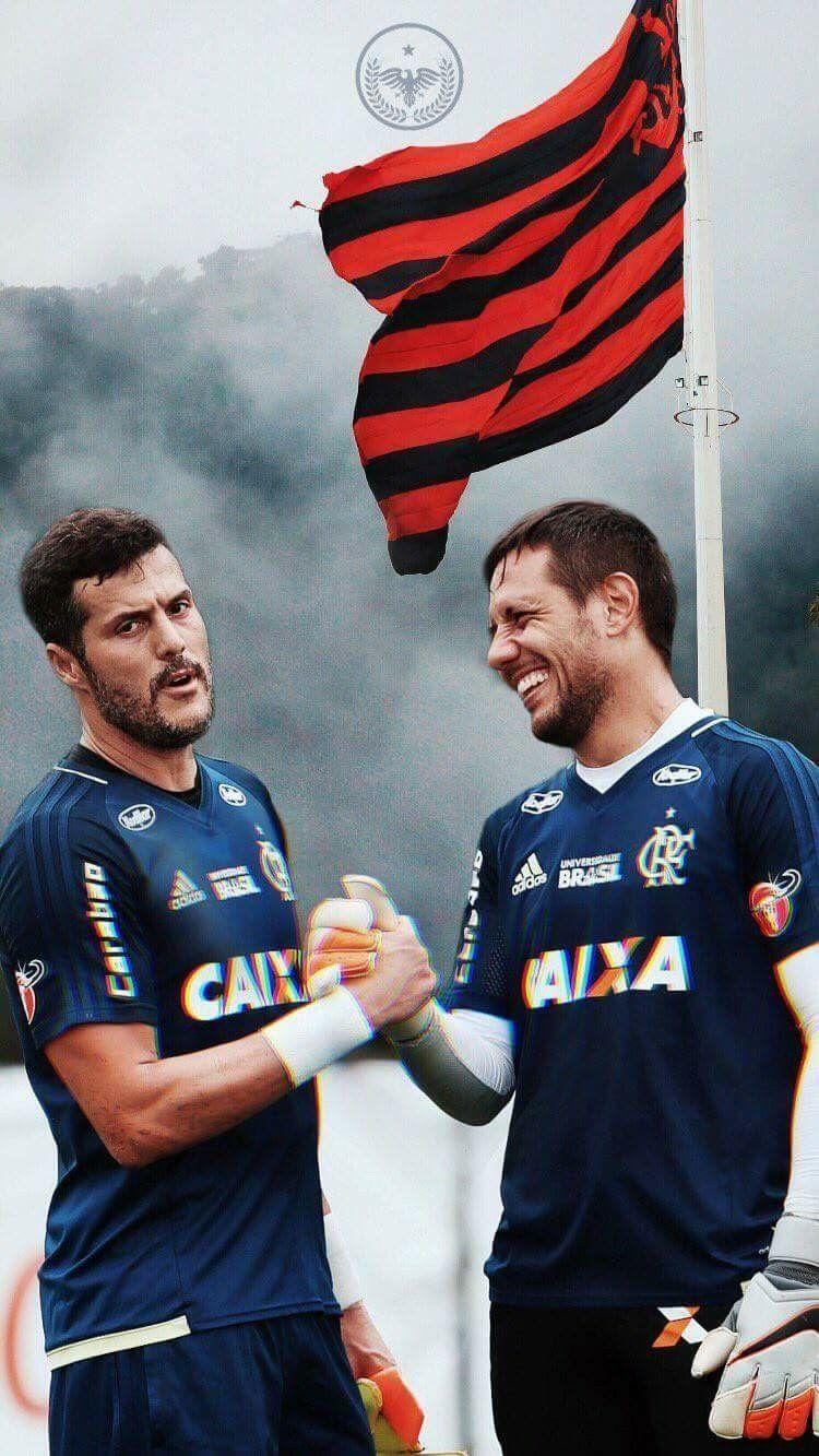 Julio Cesar e Diego Alves! ⚫ Por 1895Edits. Twitter