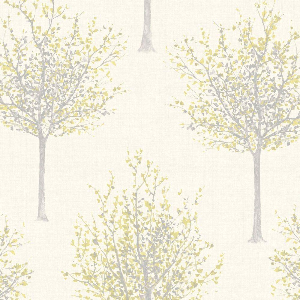 Deco4Walls Nordic Elegance Wallpaper Mustard