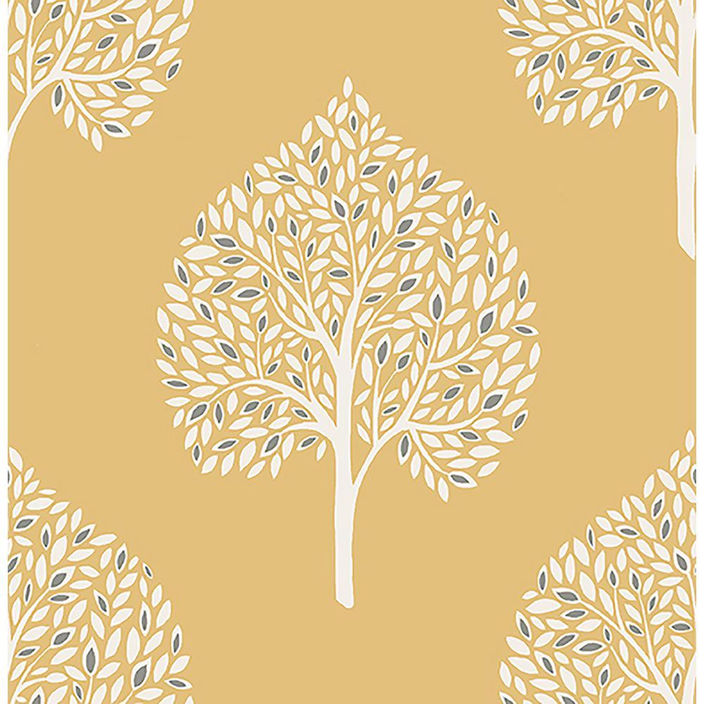 A Street Grove Mustard Tree Wallpaper Sample 2702 22708SAM