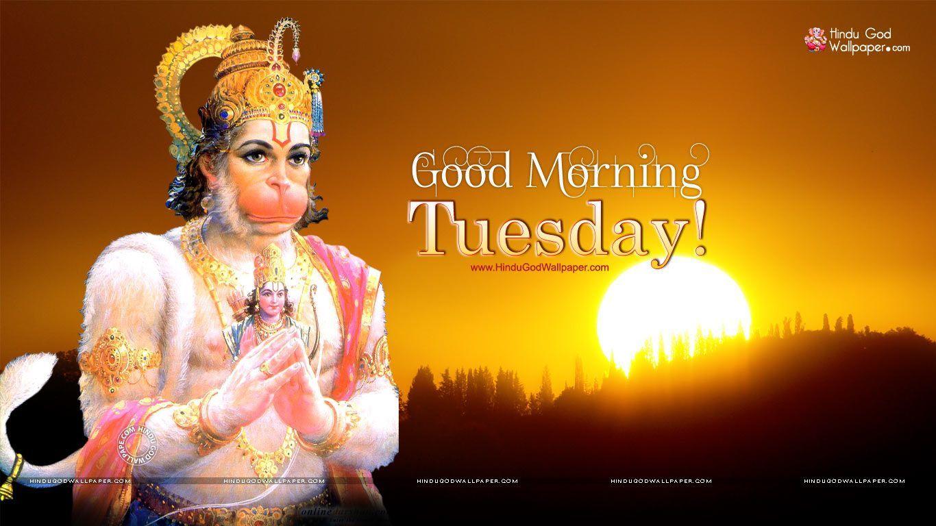 Hindu God Image With Quotes Tuesday Morning Wallpaper. Good Morng