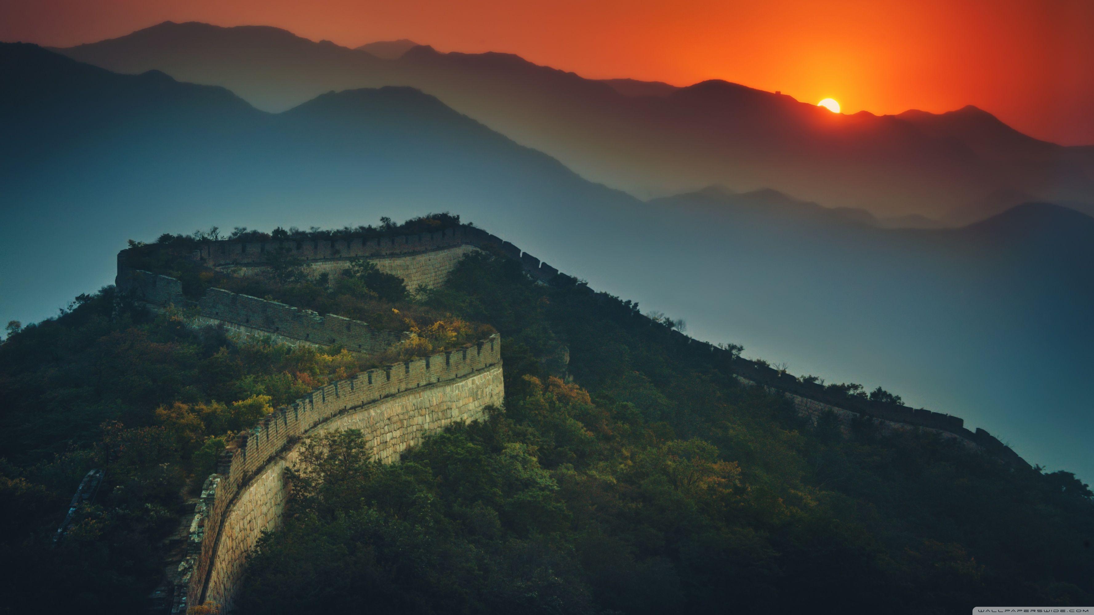 The Great Wall At Sunset ❤ 4K HD Desktop Wallpaper for 4K Ultra HD