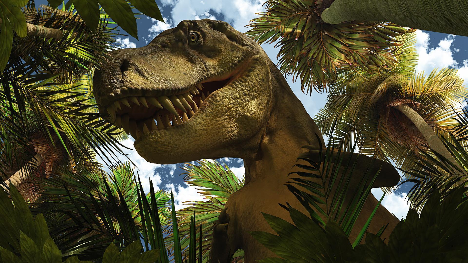 3D Tyrannosaurus Desktop Wallpaper
