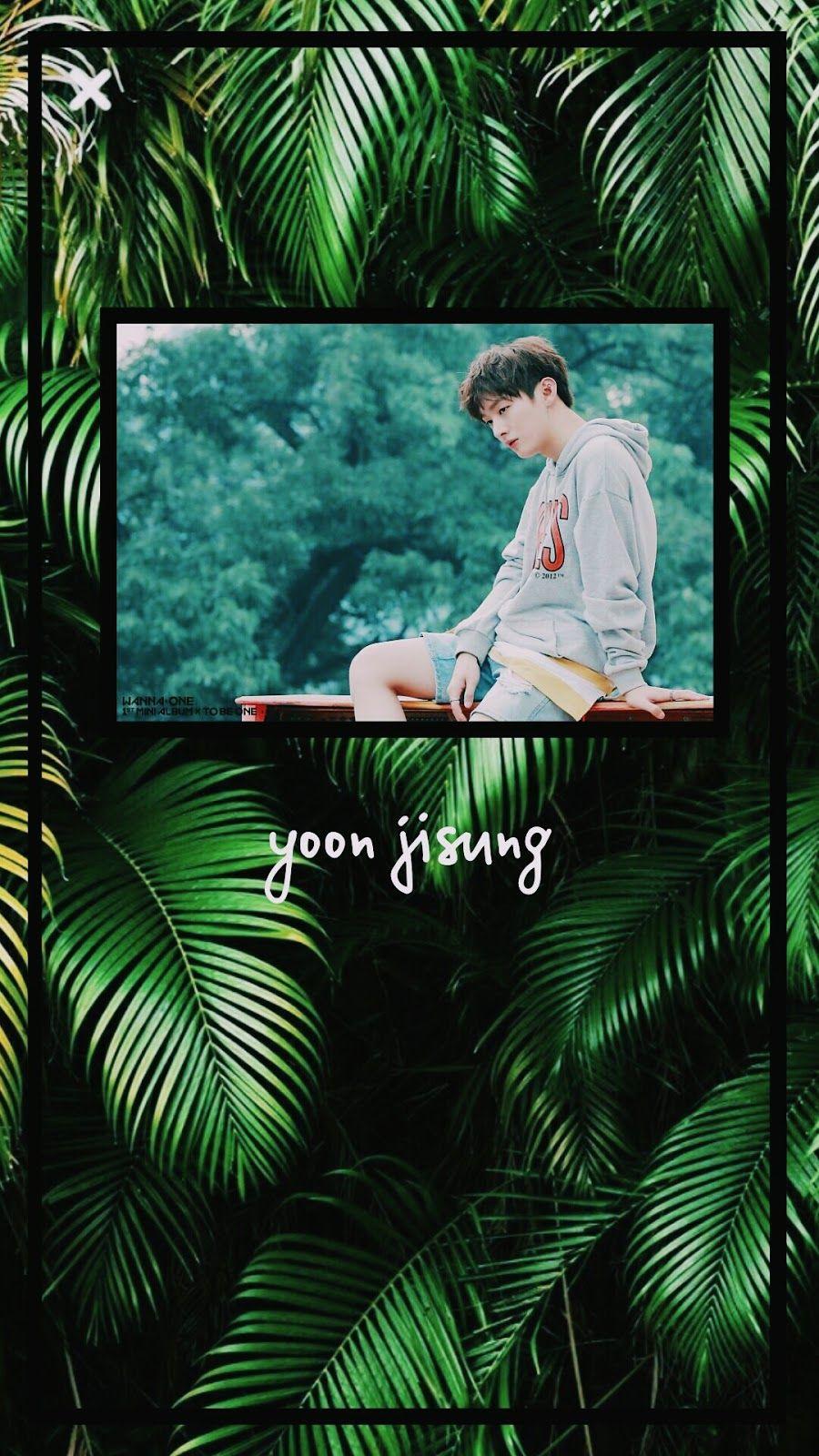 Wanna One Jisung (Green) Wallpaper/ Lockscreen