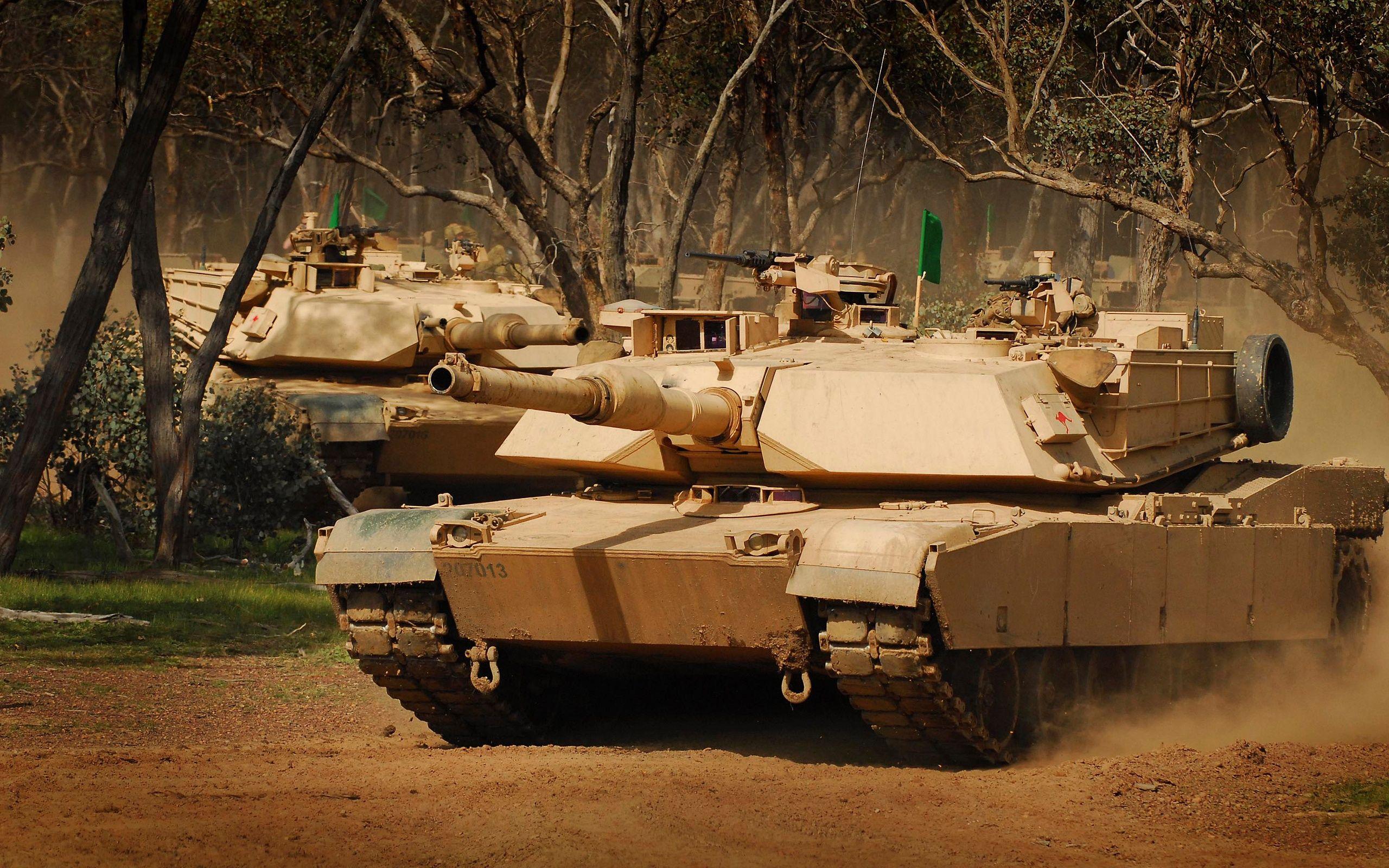 Wallpaper M1 Abrams Tanks American A1M1 Army 2560x1600